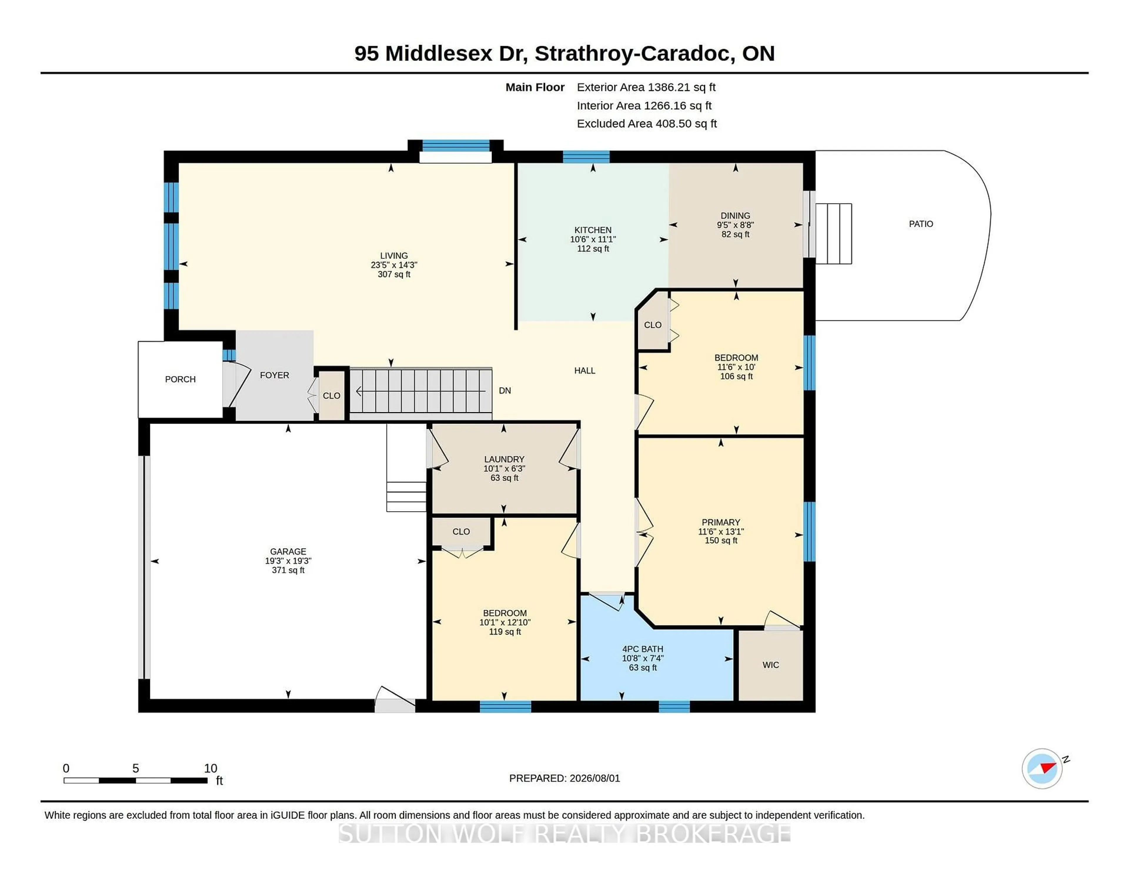 Floor plan for 95 Middlesex Dr, Strathroy-Caradoc Ontario N7G 4G5