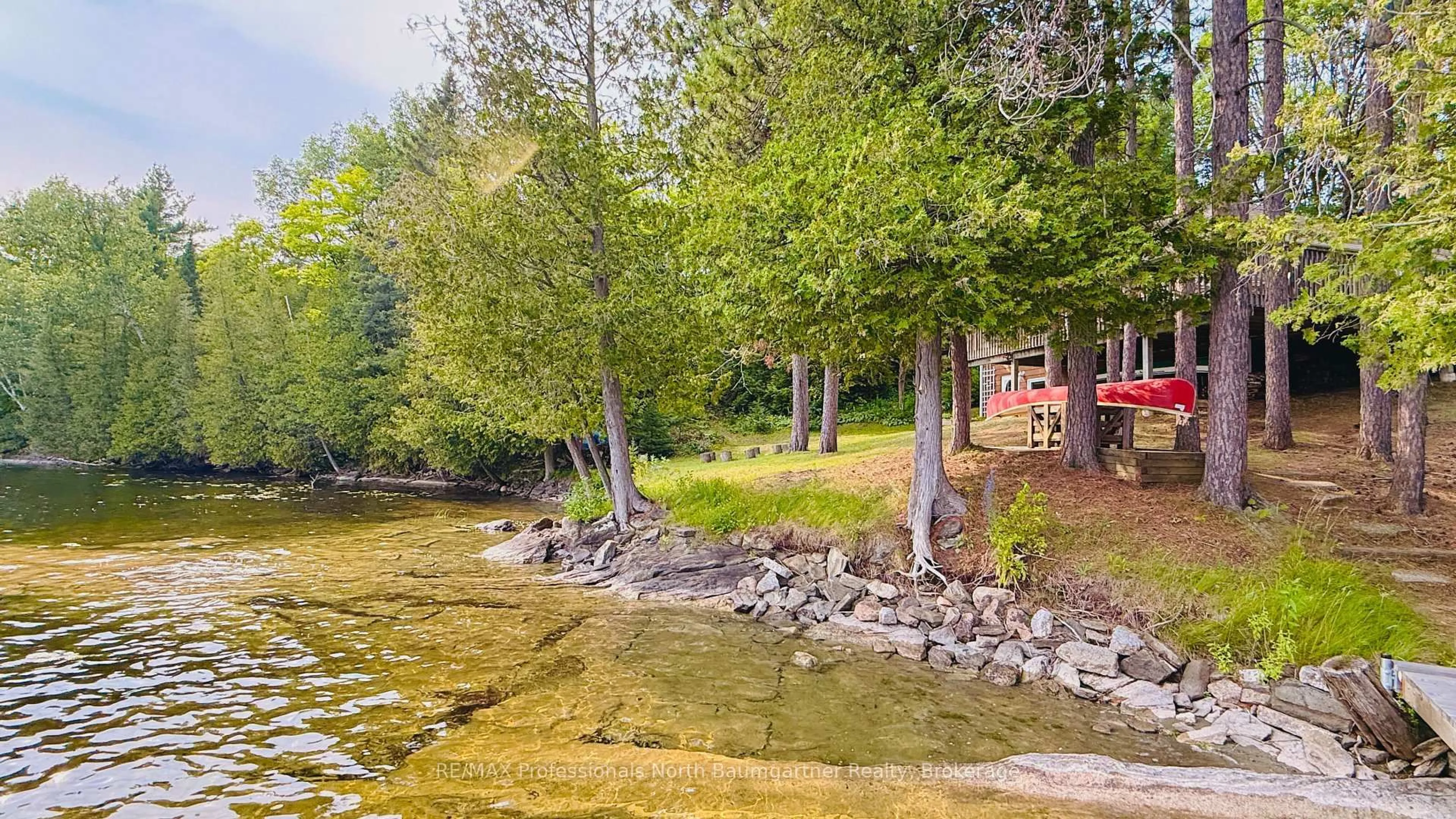 Patio, water/lake/river/ocean view for 45 Scott Settlement Rd, North Kawartha Ontario K0L 1A0