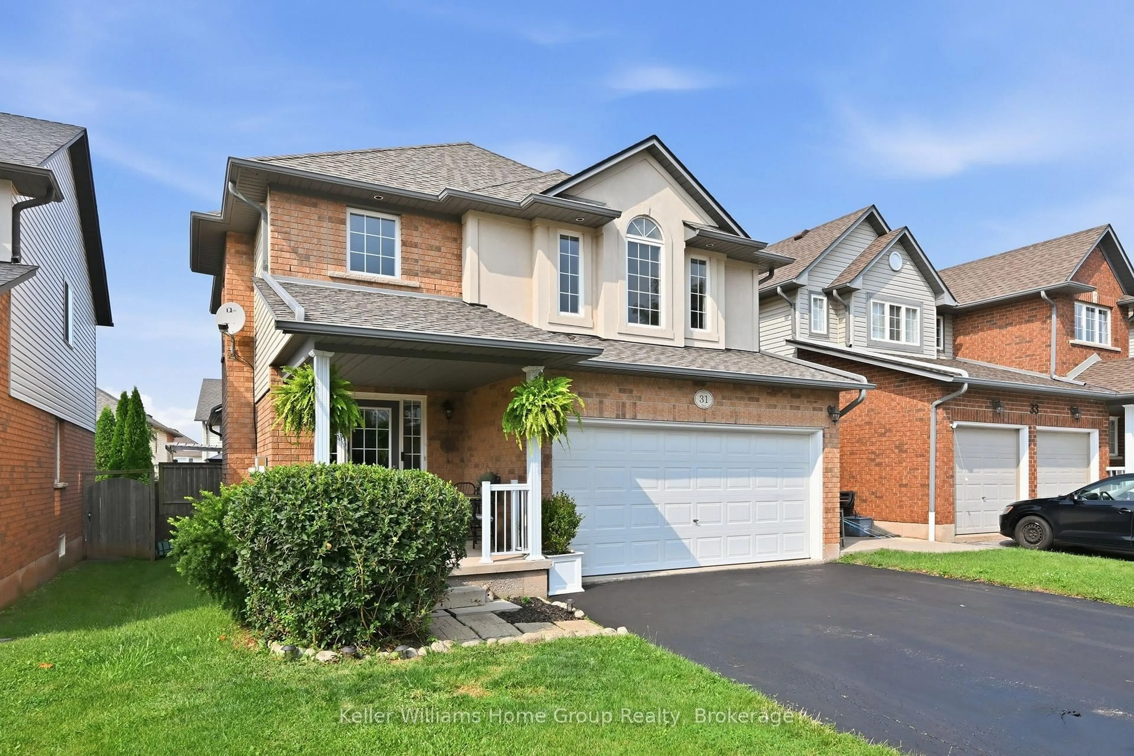 Home with brick exterior material, street for 31 Vinifera Dr, Grimsby Ontario L3M 5R8