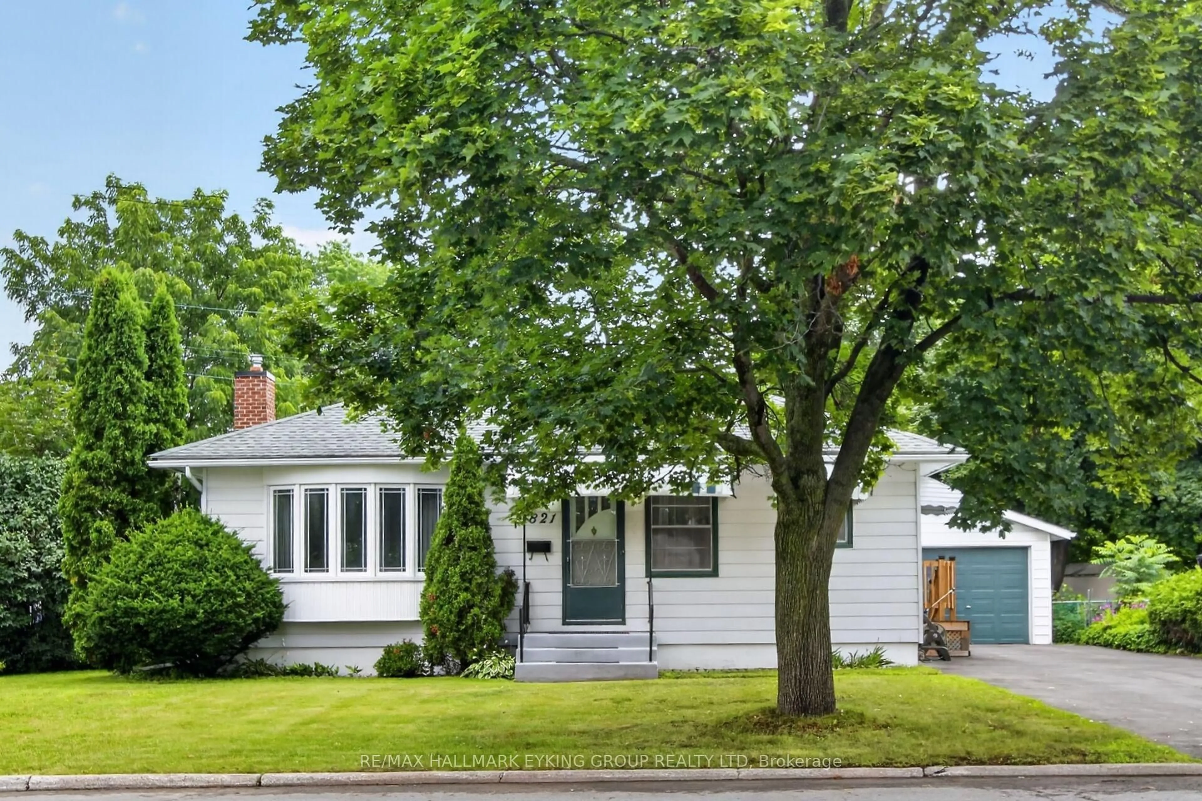 Home with vinyl exterior material, street for 1821 Haig Dr, Ottawa Ontario K1G 2J2