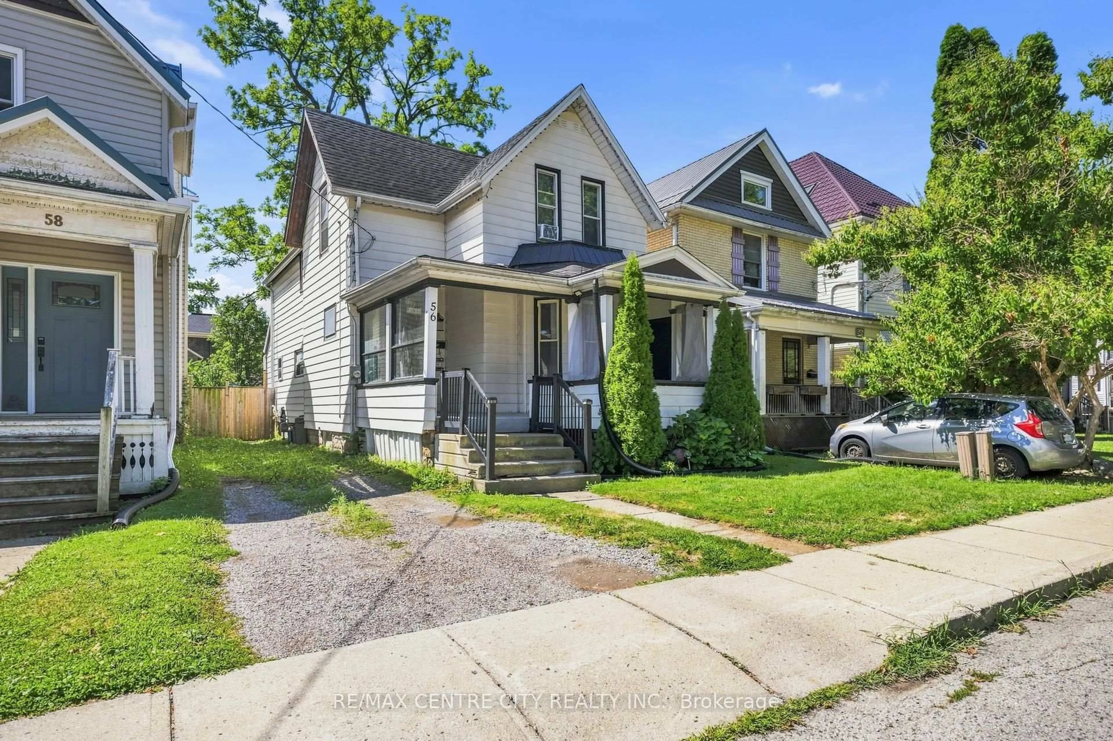 Home with brick exterior material, street for 56 Mitchell St, St. Thomas Ontario N5R 2T9