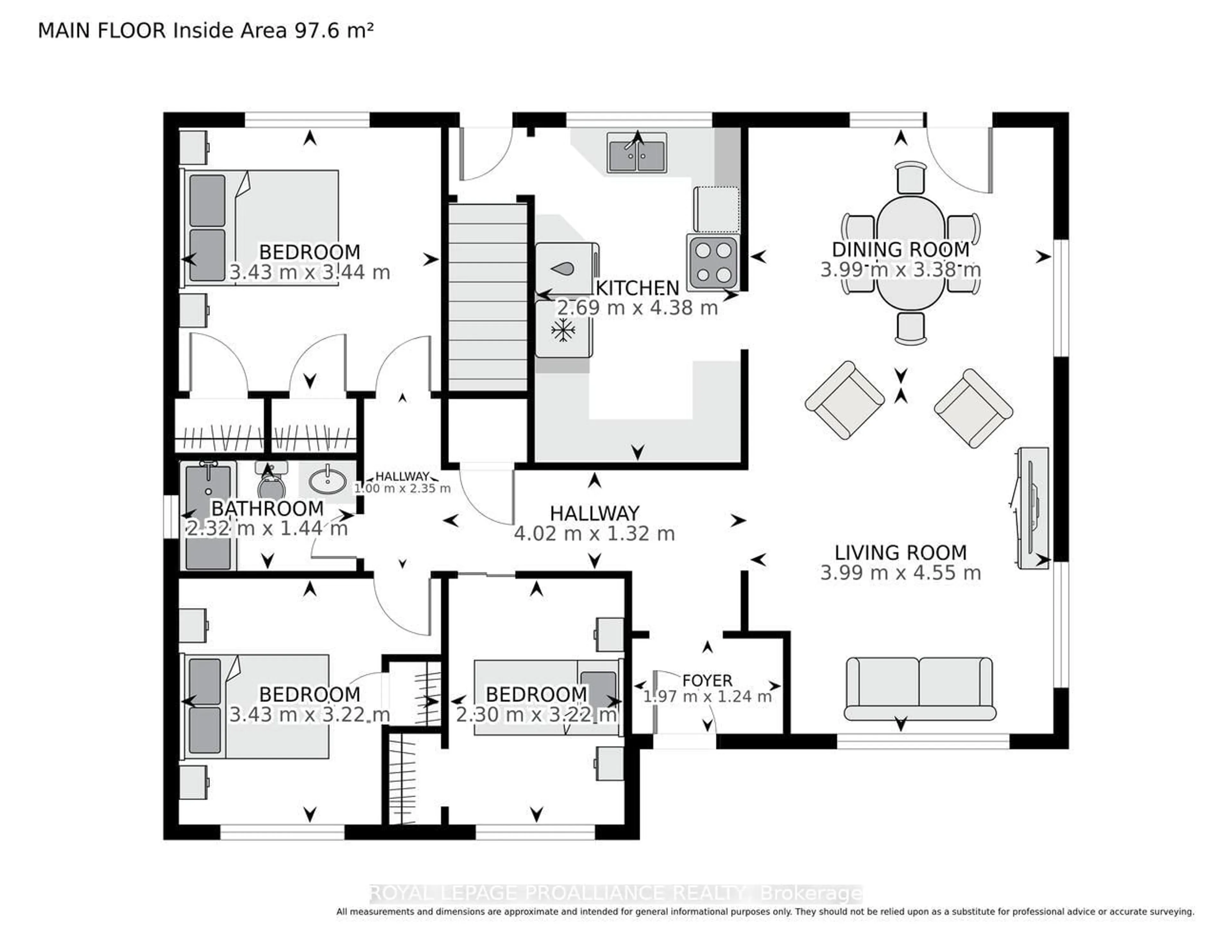 Floor plan for 40 Aldershot Ave, Brockville Ontario K6V 2P8