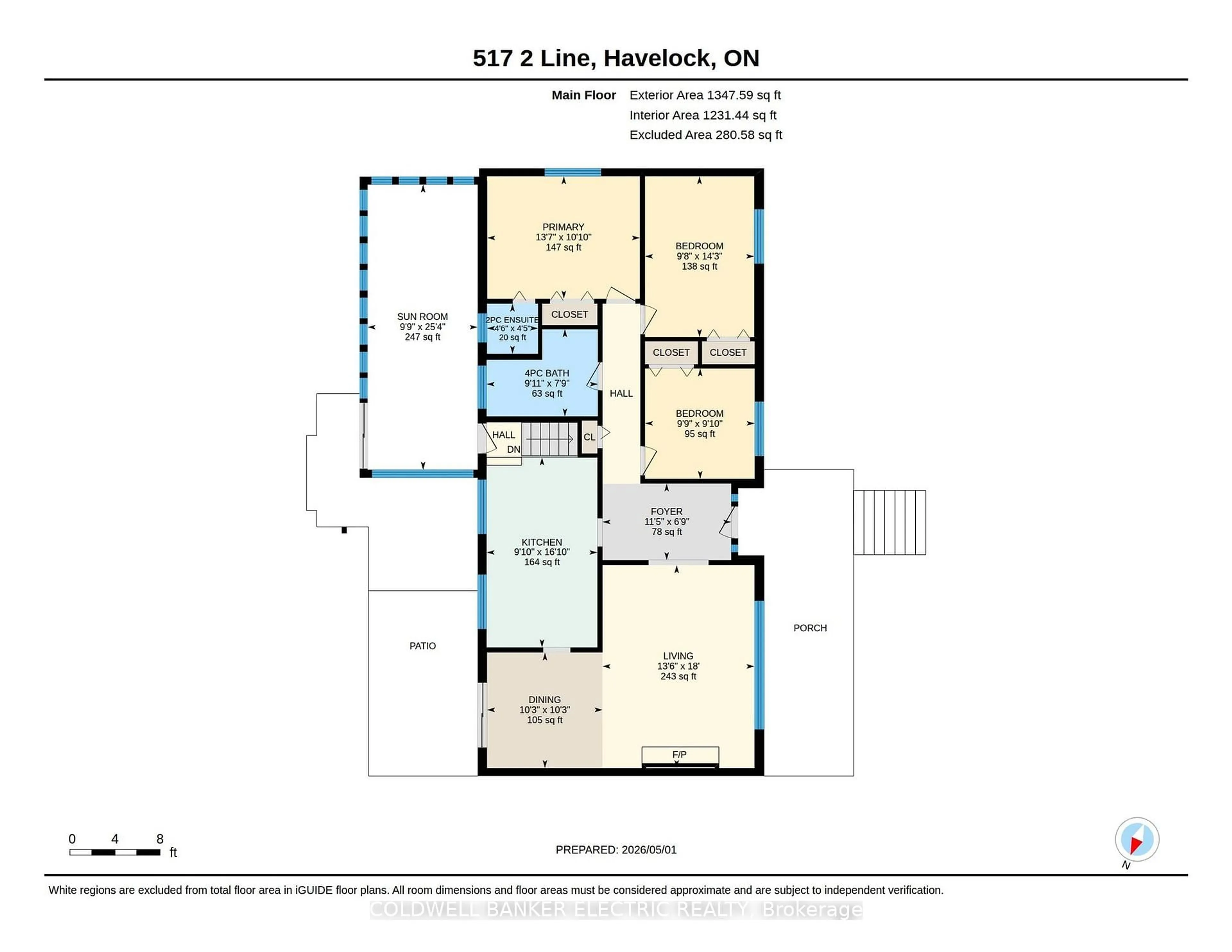Floor plan for 517 2nd Line Belmont, Havelock-Belmont-Methuen Ontario K0L 1Z0