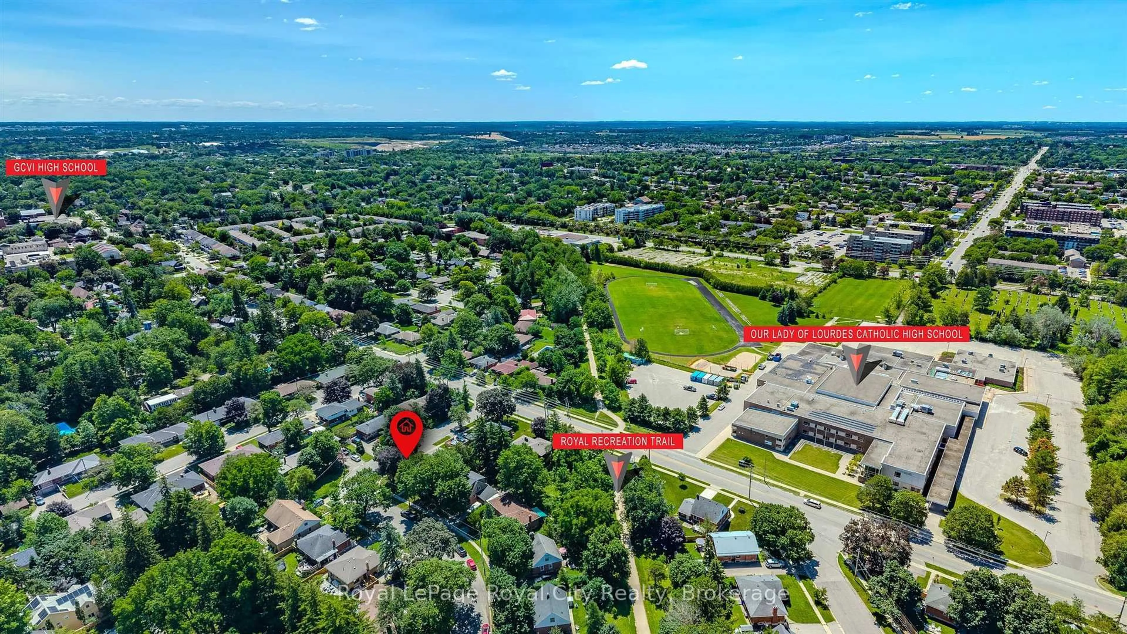 A pic from outside/outdoor area/front of a property/back of a property/a pic from drone, street for 31 Torrance Cres, Guelph Ontario N1H 1T5