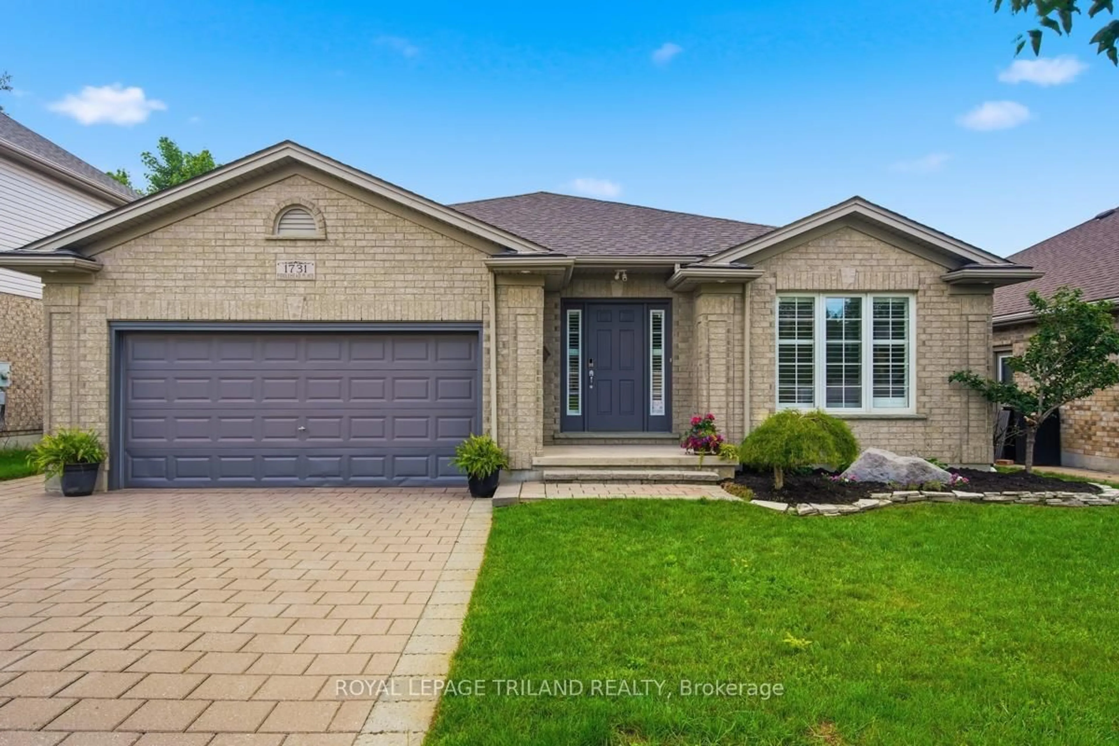 Home with brick exterior material, street for 1731 Fiddlehead Pl, London North Ontario N6G 5M6