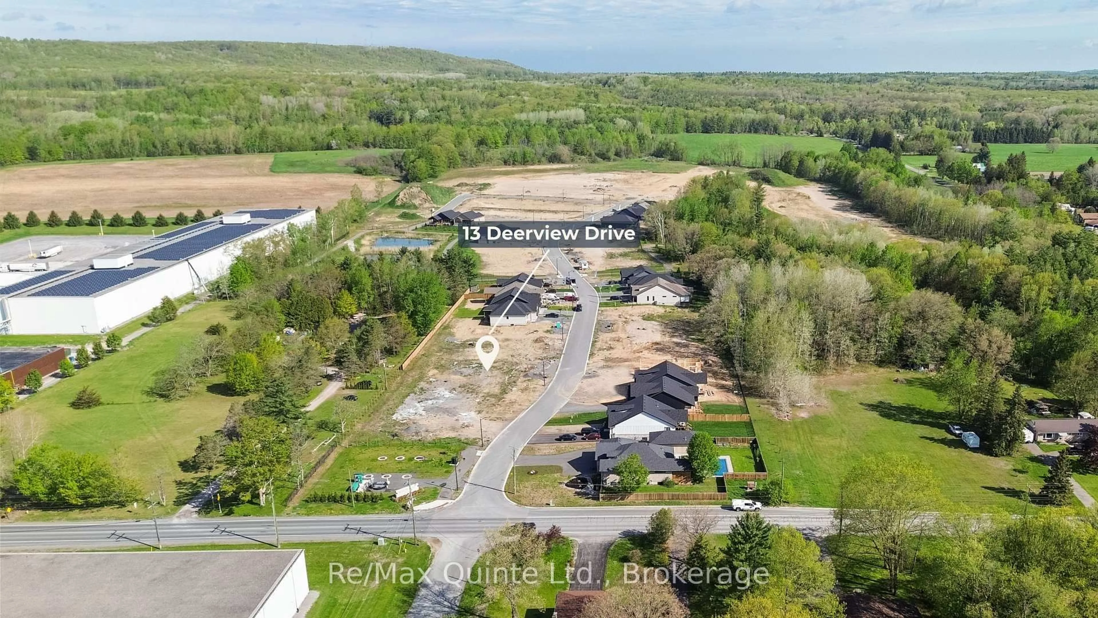 A pic from outside/outdoor area/front of a property/back of a property/a pic from drone, unknown for 13 Deerview Dr, Quinte West Ontario K8V 0L8