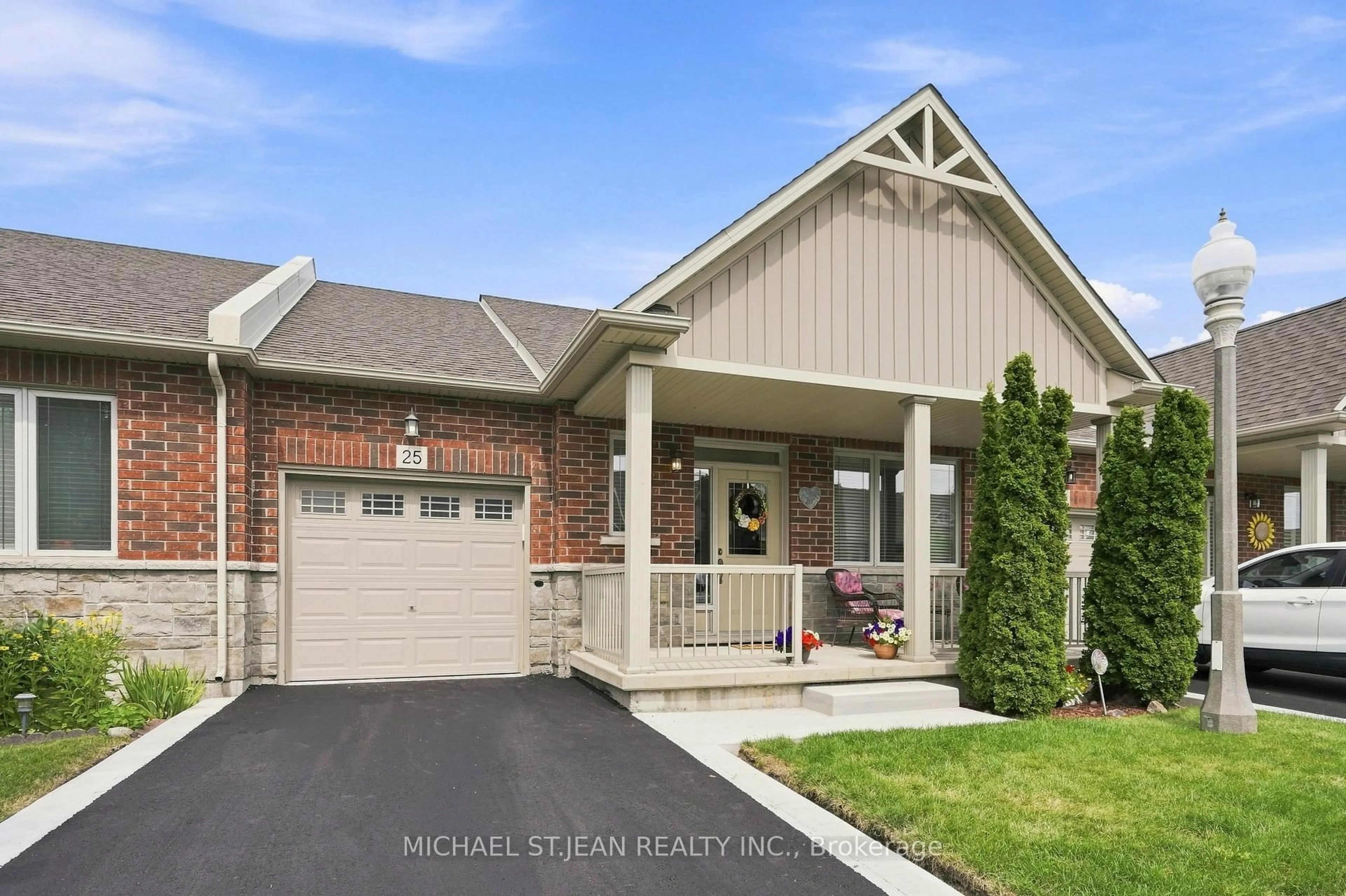 Home with brick exterior material, street for 25 Stickland Lane, Hamilton Ontario L0R 1C0