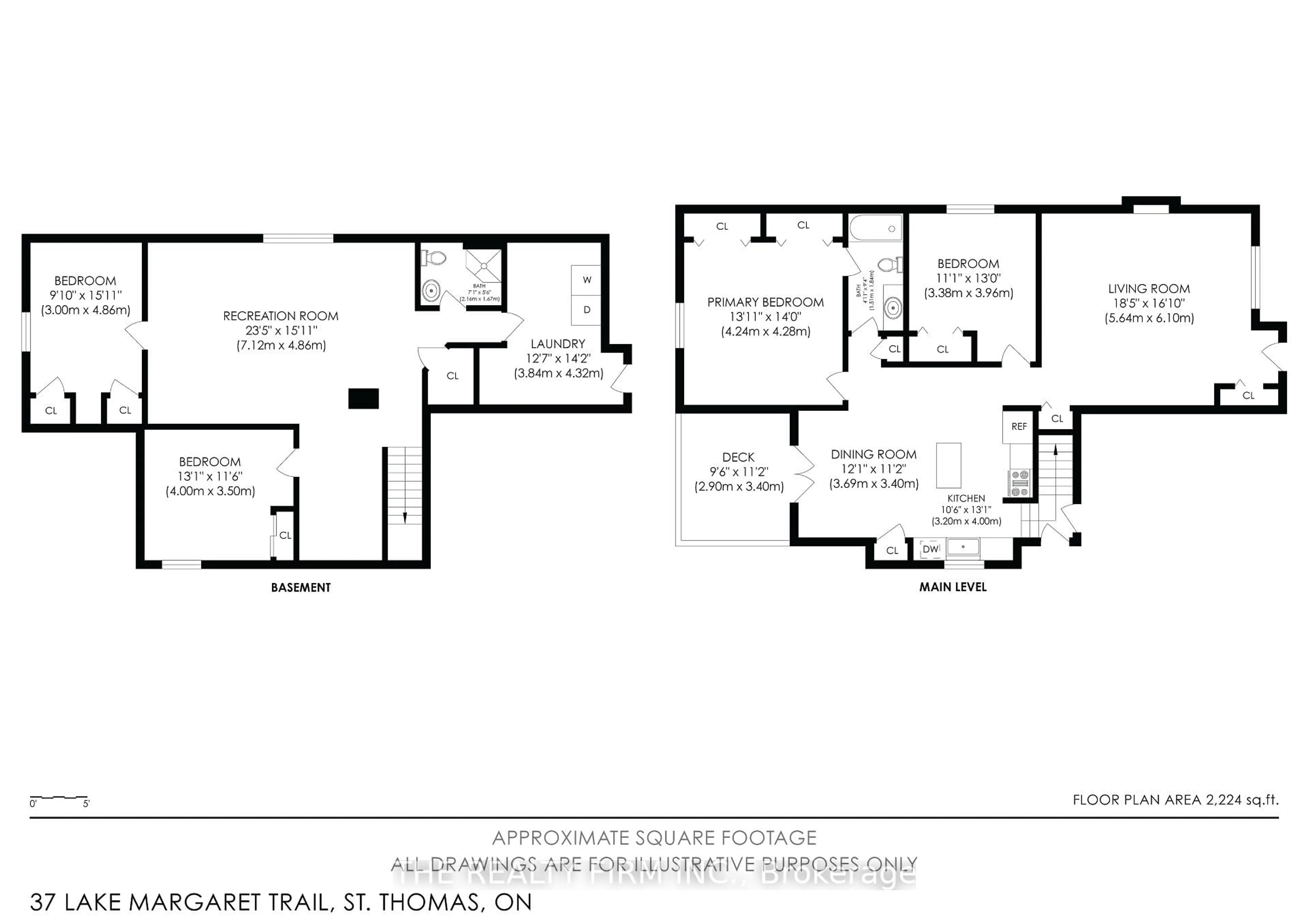 Floor plan for 37 LAKE MARGARET Tr, St. Thomas Ontario N5R 6K7