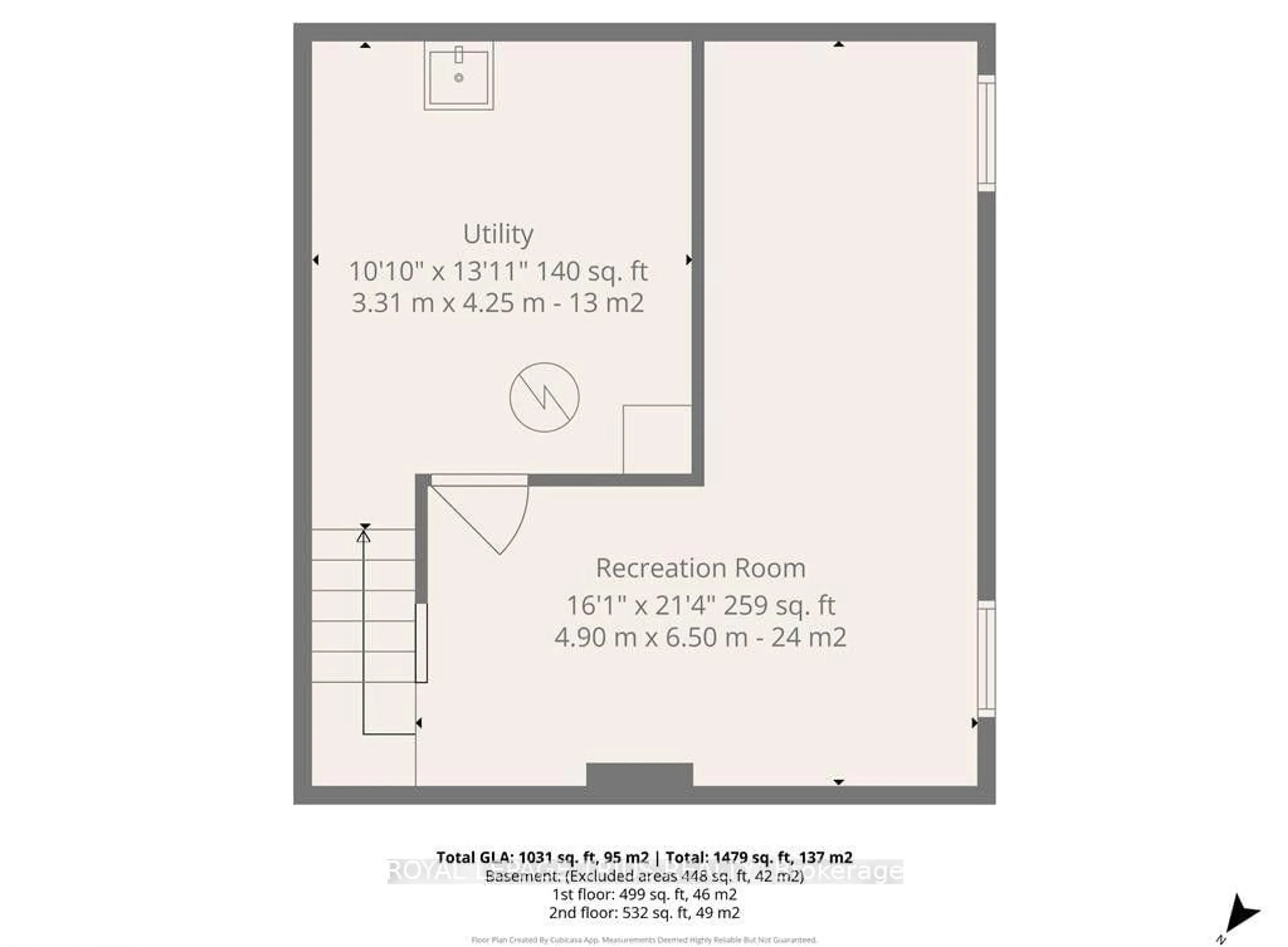 Floor plan for 29 Woodlawn Ave, Brantford Ontario N3V 1A4