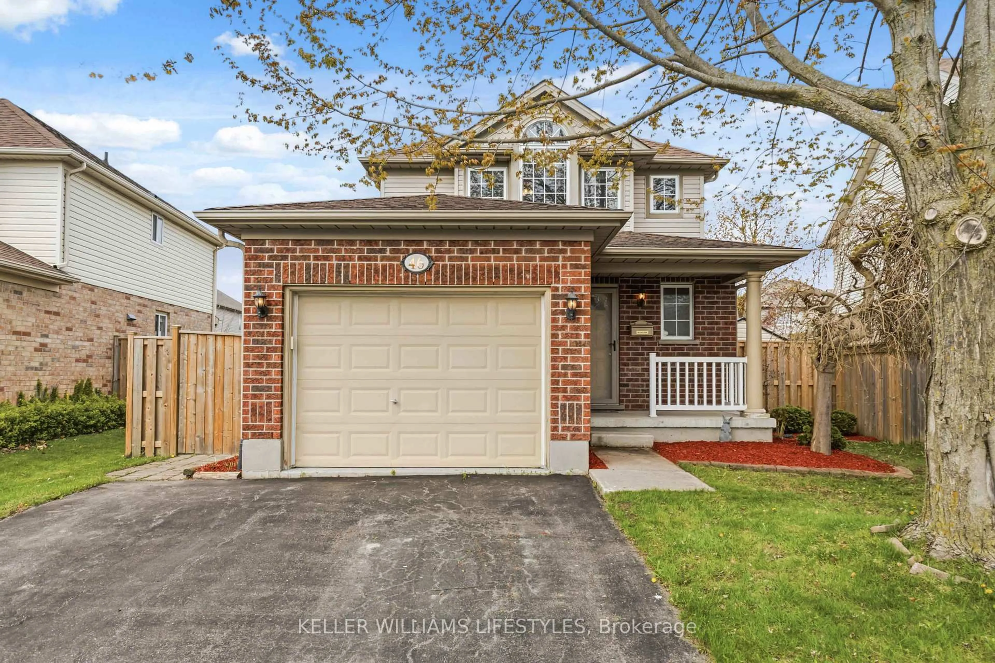 Home with brick exterior material, street for 46 Bellrock Cres, London East Ontario N5V 4M6