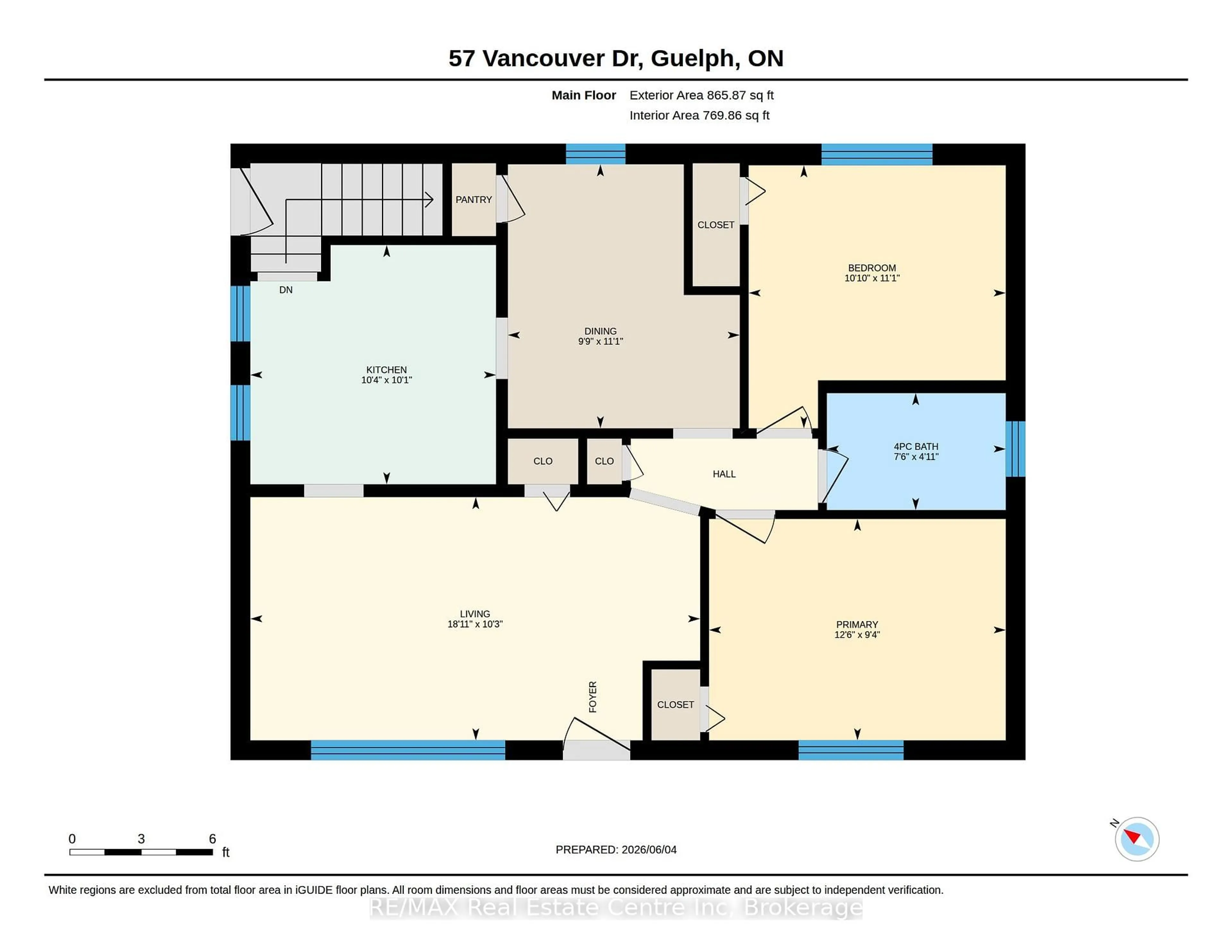Floor plan for 57 Vancouver Dr, Guelph Ontario N1E 2G1