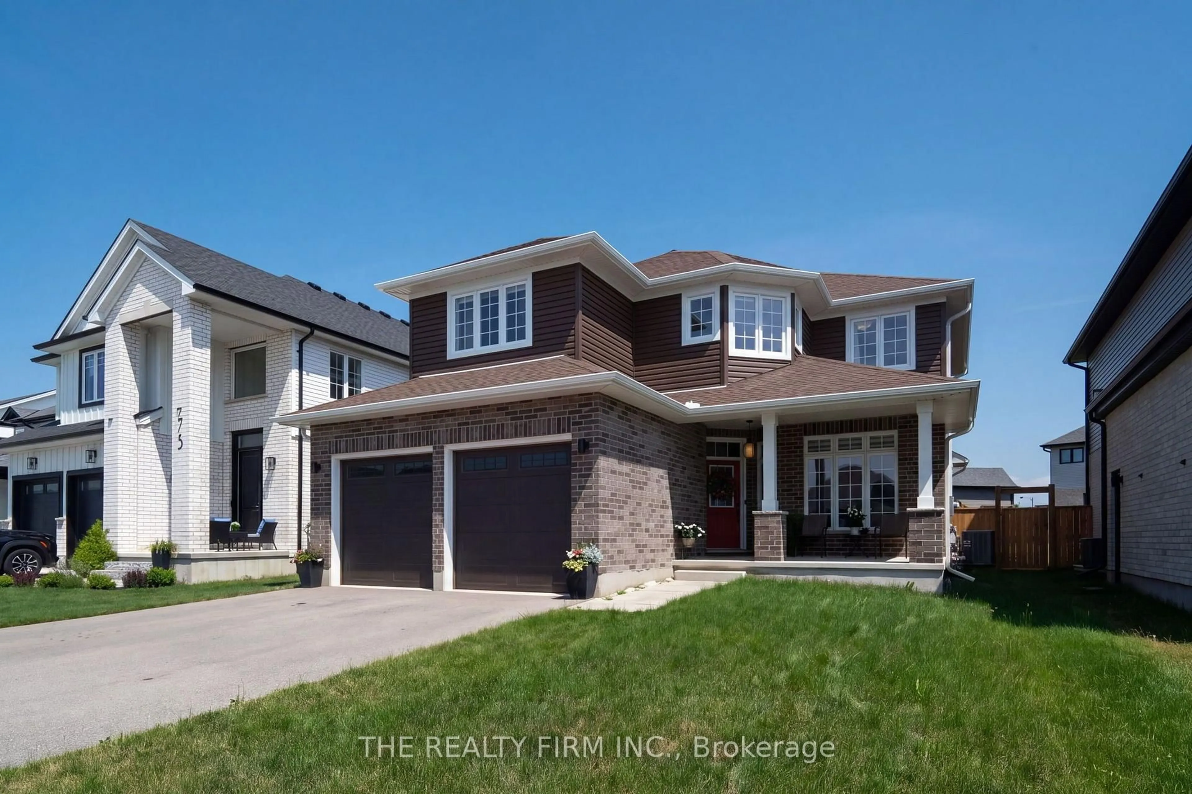 Home with brick exterior material, street for 77 Acorn Tr, St. Thomas Ontario N5R 0L8