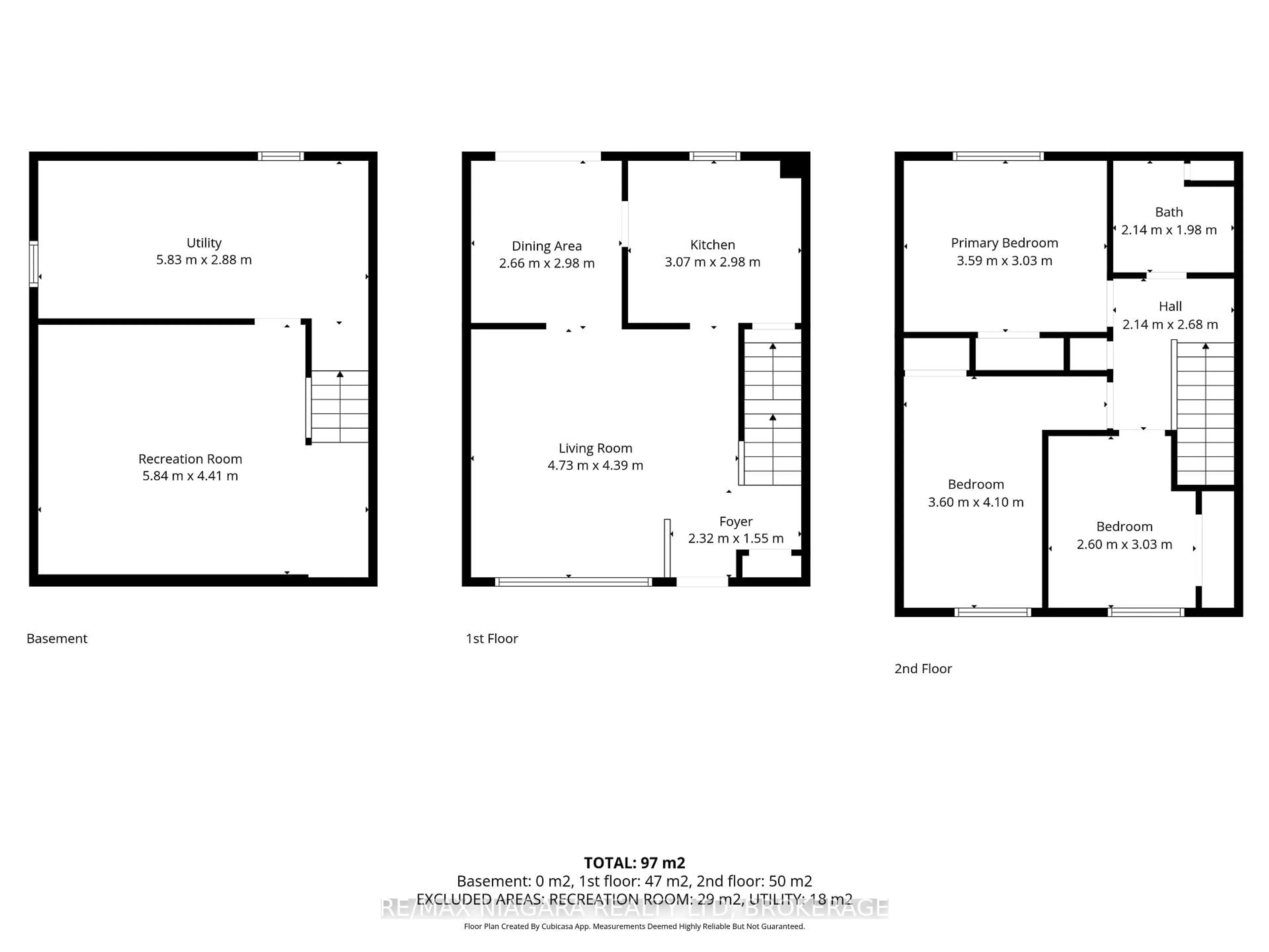 Floor plan for 47 Birchpark Dr, Grimsby Ontario L3M 4M9