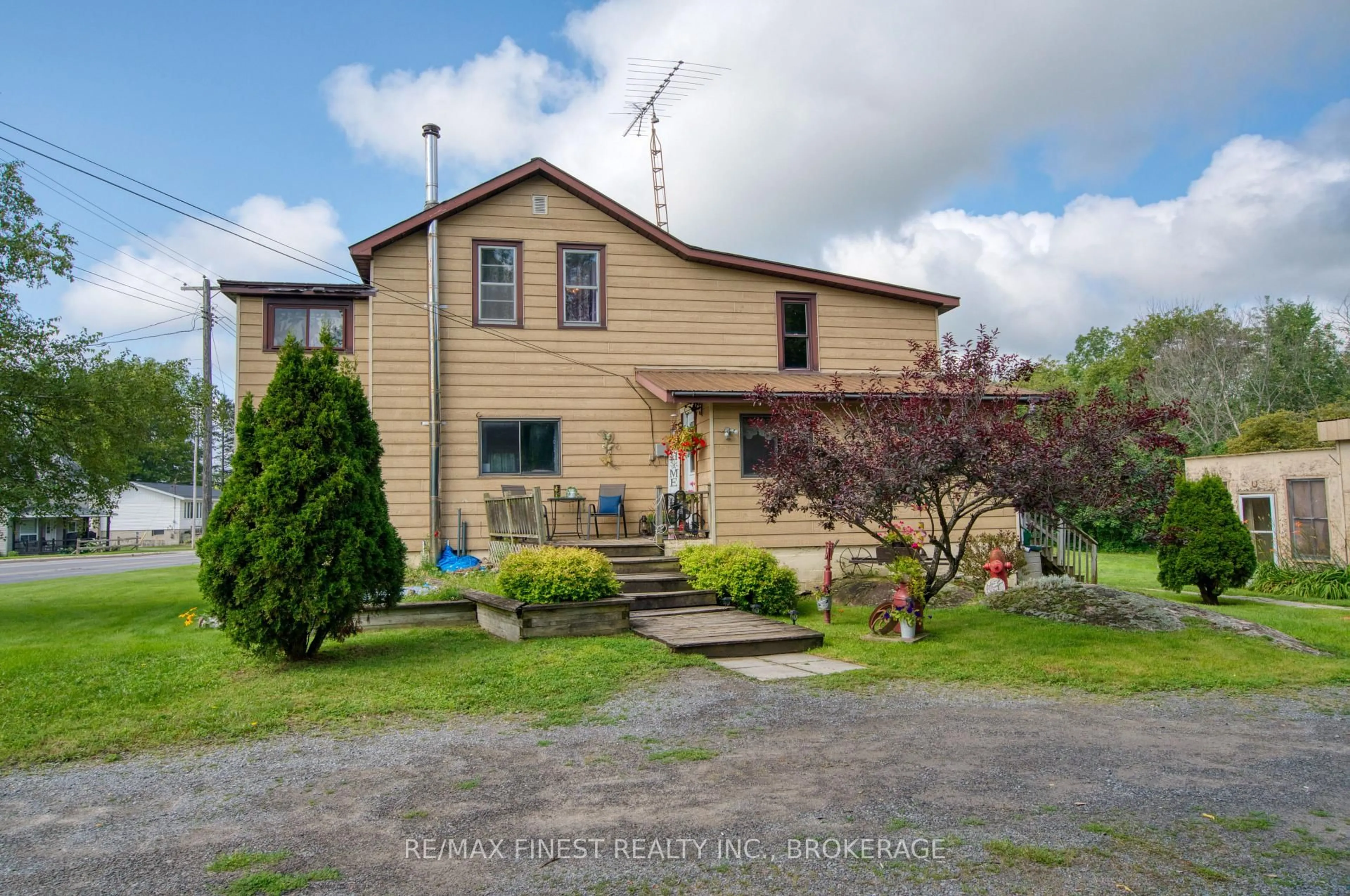 A pic from outside/outdoor area/front of a property/back of a property/a pic from drone, street for 11621 Road 38, Tichborne Ontario K0H 2V0