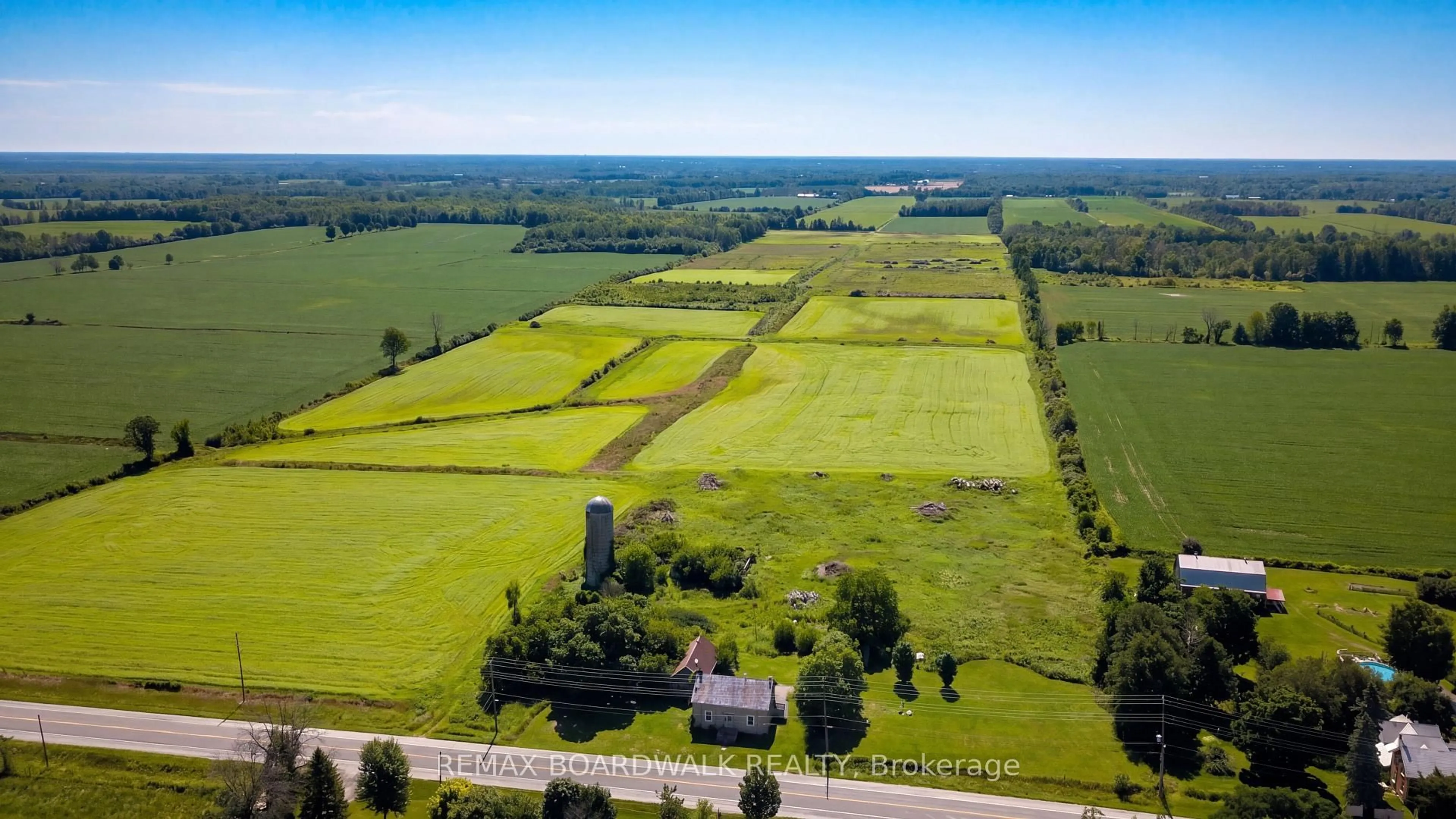 A pic from outside/outdoor area/front of a property/back of a property/a pic from drone, unknown for 585 Fallbrook Rd, Balderson Ontario K0G 1A0