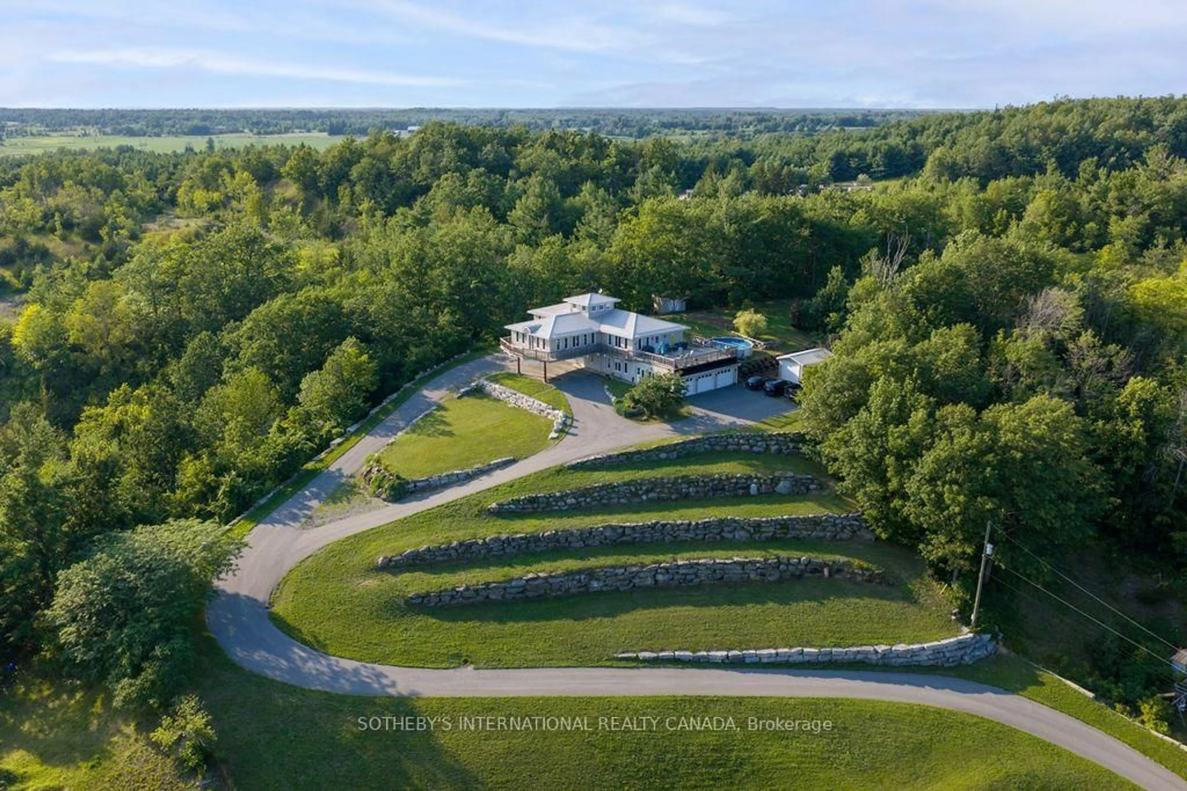 A pic from outside/outdoor area/front of a property/back of a property/a pic from drone, unknown for 4390 Highway 7, Asphodel-Norwood Ontario K0L 2V0