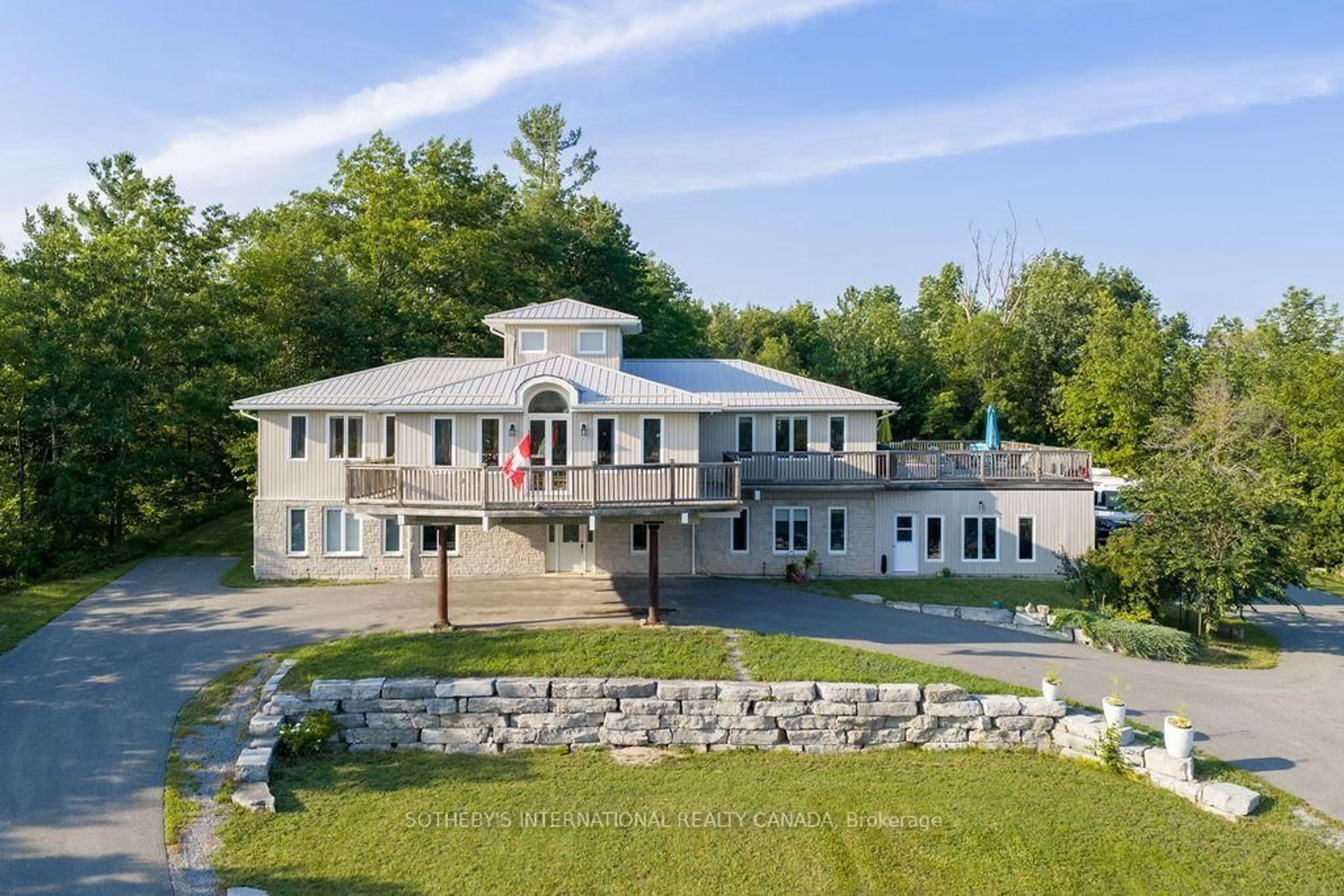 A pic from outside/outdoor area/front of a property/back of a property/a pic from drone, building for 4390 Highway 7, Asphodel-Norwood Ontario K0L 2V0