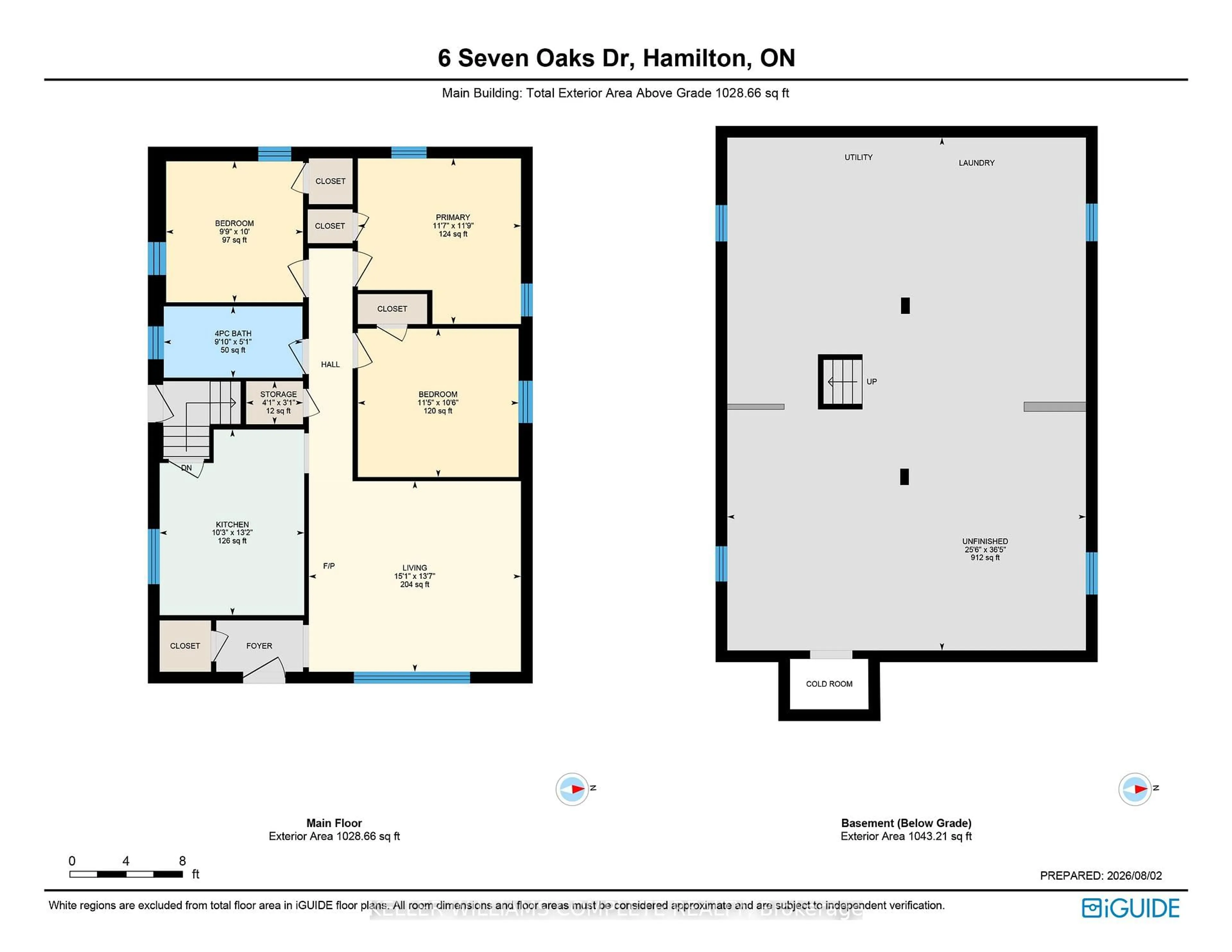 Floor plan for 6 Seven Oaks Dr, Hamilton Ontario L9A 4C8
