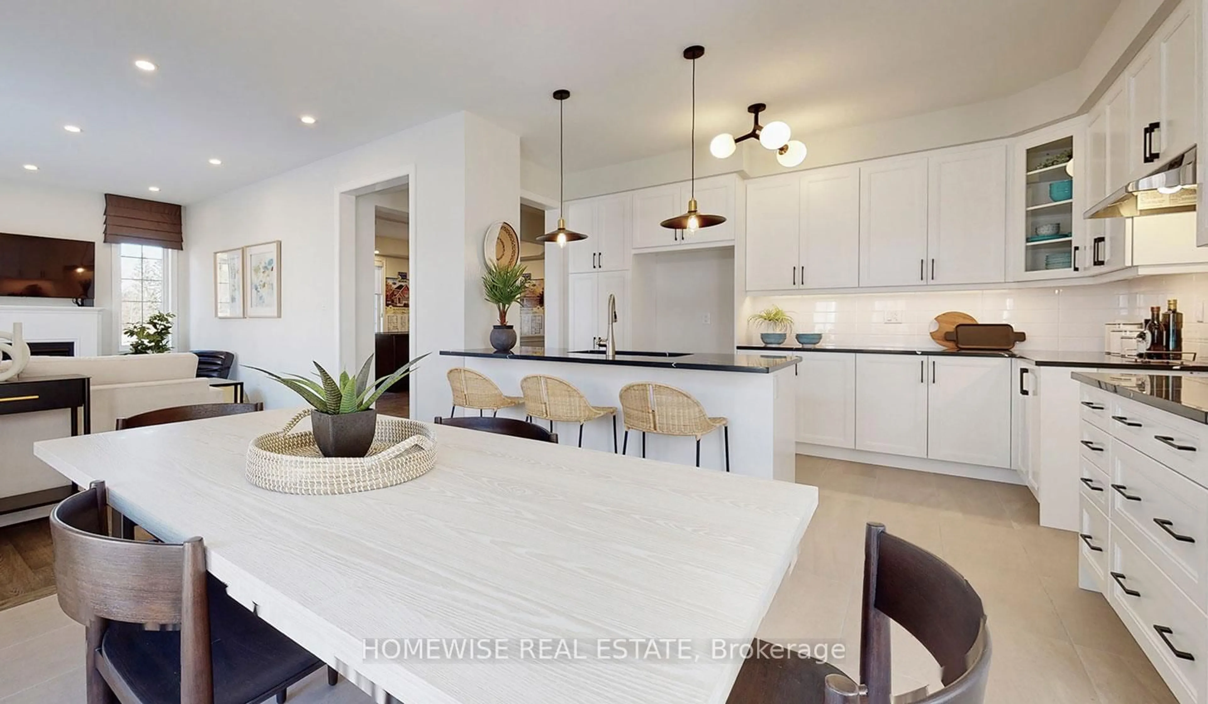 Open concept kitchen, ceramic/tile floor for 29 William Campbell Dr, Peterborough Ontario K9K 0H5