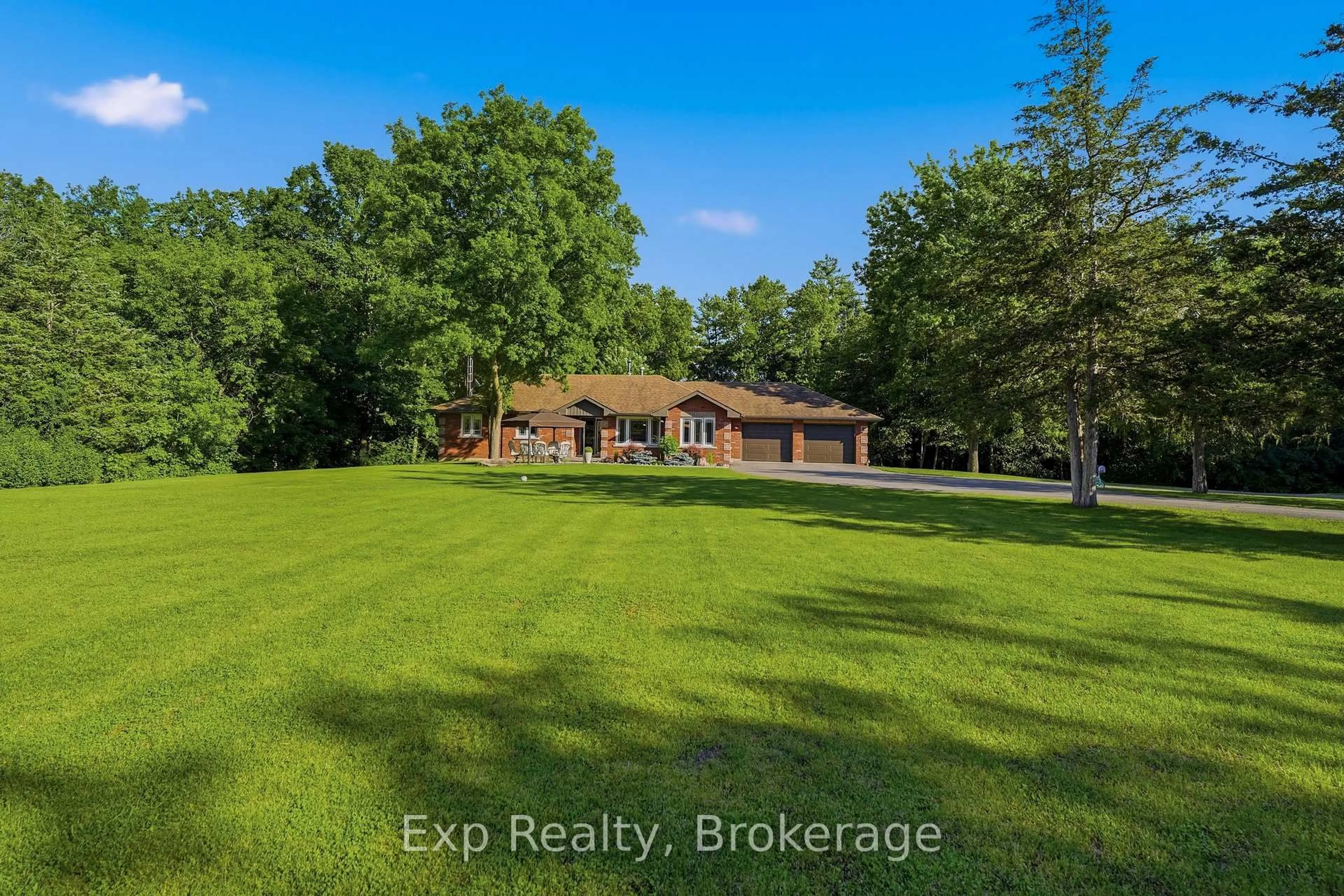 A pic from outside/outdoor area/front of a property/back of a property/a pic from drone, water/lake/river/ocean view for 1226 Little Creek Rd, Napanee Ontario K7R 3K6