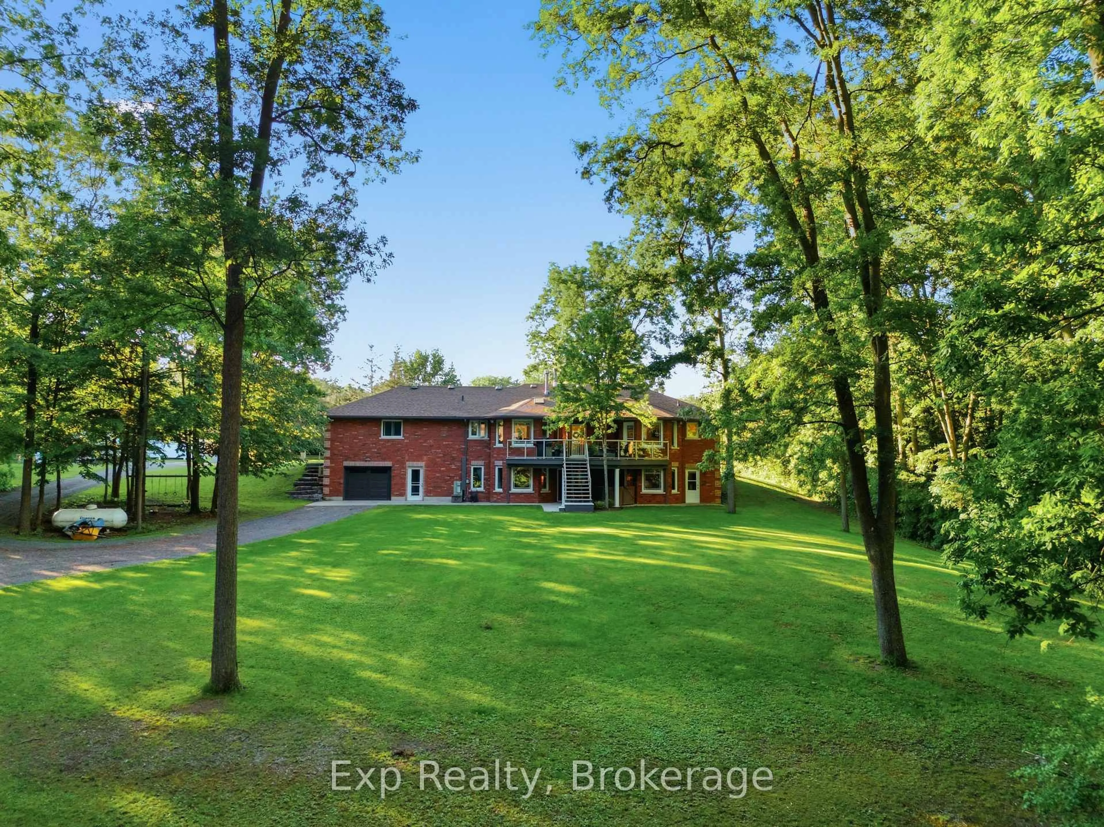 A pic from outside/outdoor area/front of a property/back of a property/a pic from drone, water/lake/river/ocean view for 1226 Little Creek Rd, Napanee Ontario K7R 3K6