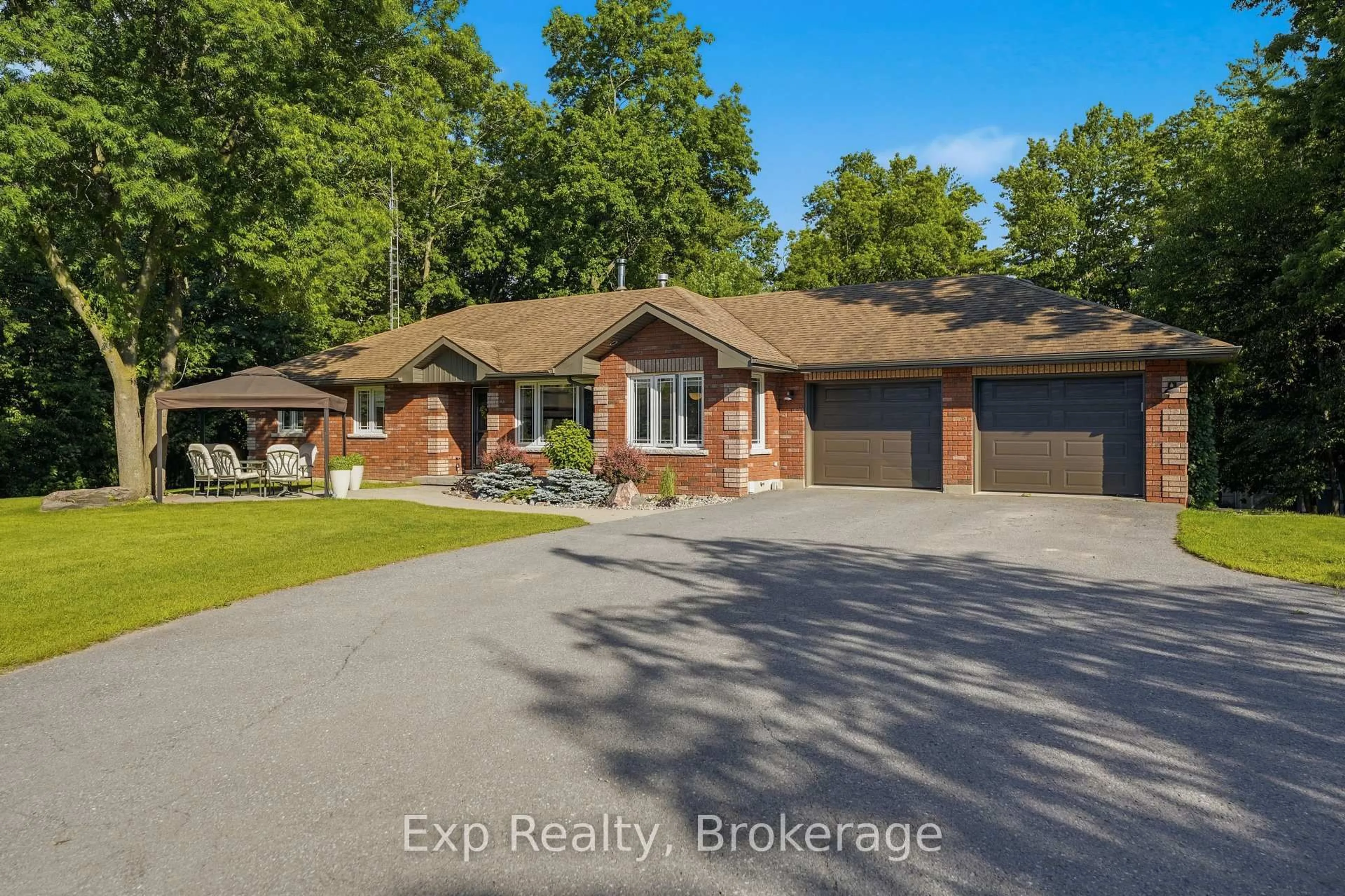 A pic from outside/outdoor area/front of a property/back of a property/a pic from drone, water/lake/river/ocean view for 1226 Little Creek Rd, Napanee Ontario K7R 3K6