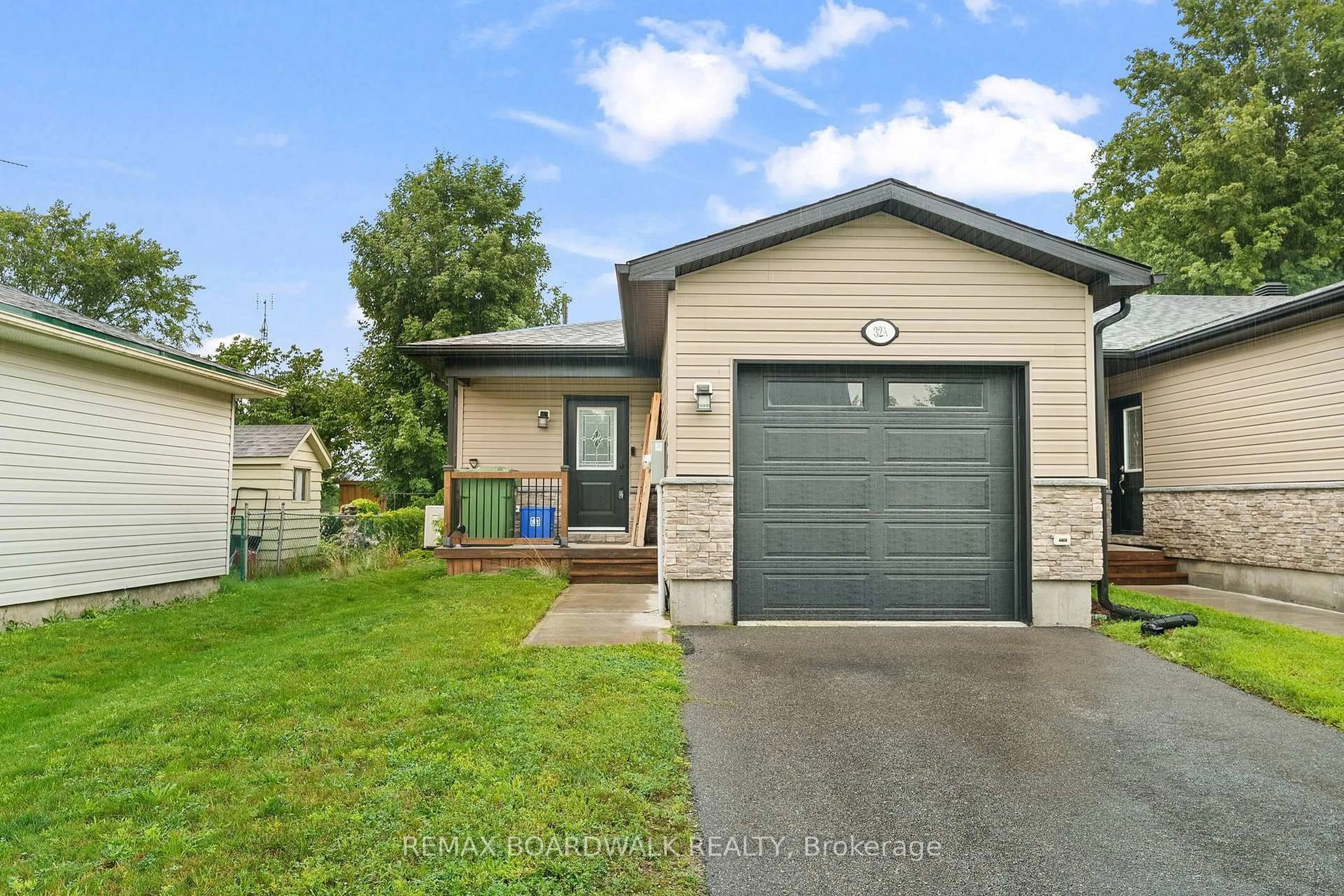 A pic from outside/outdoor area/front of a property/back of a property/a pic from drone, street for 32 David St #A, Edwardsburgh/Cardinal Ontario K0E 1X0