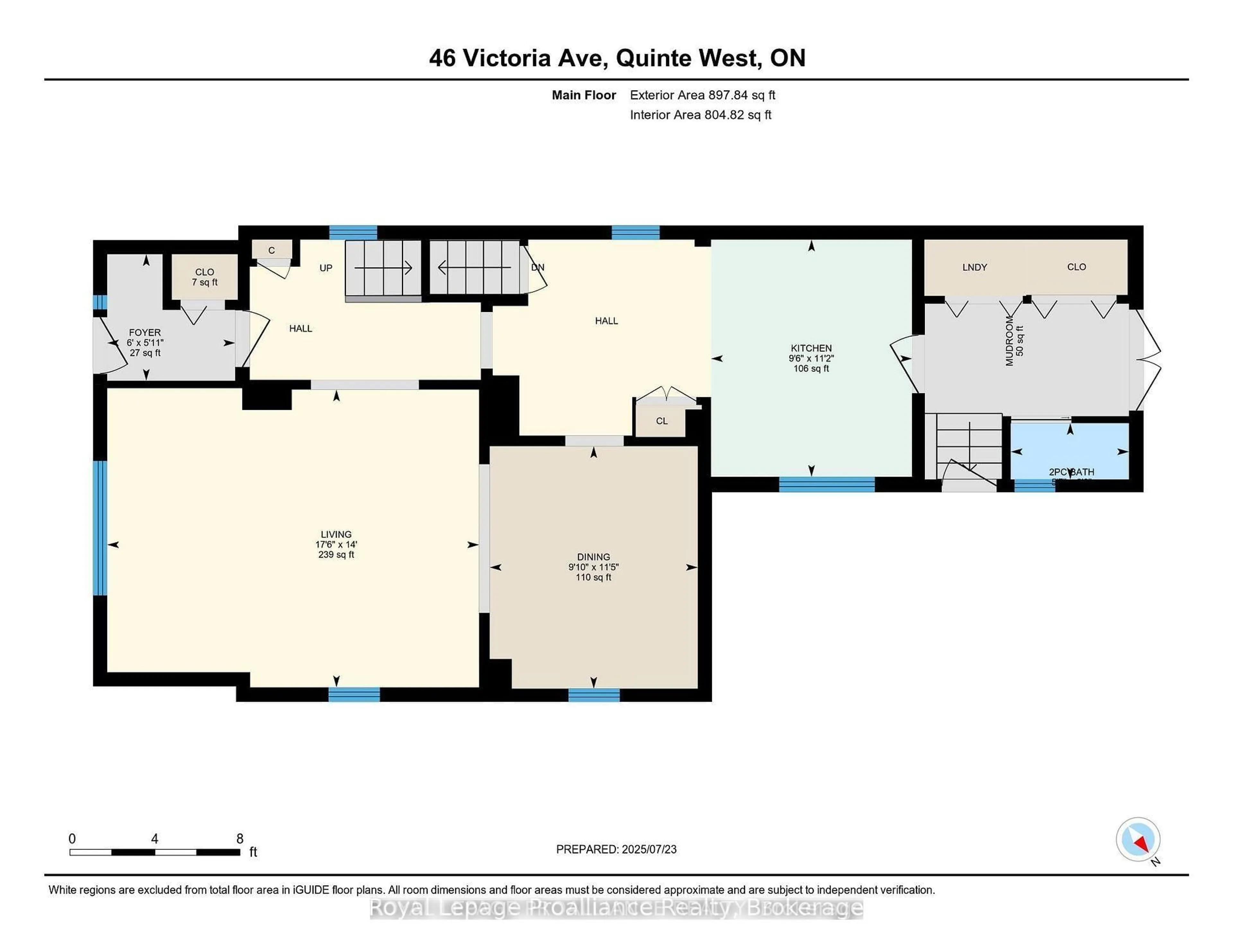 Floor plan for 46 Victoria St, Hastings Ontario K0K 2C0