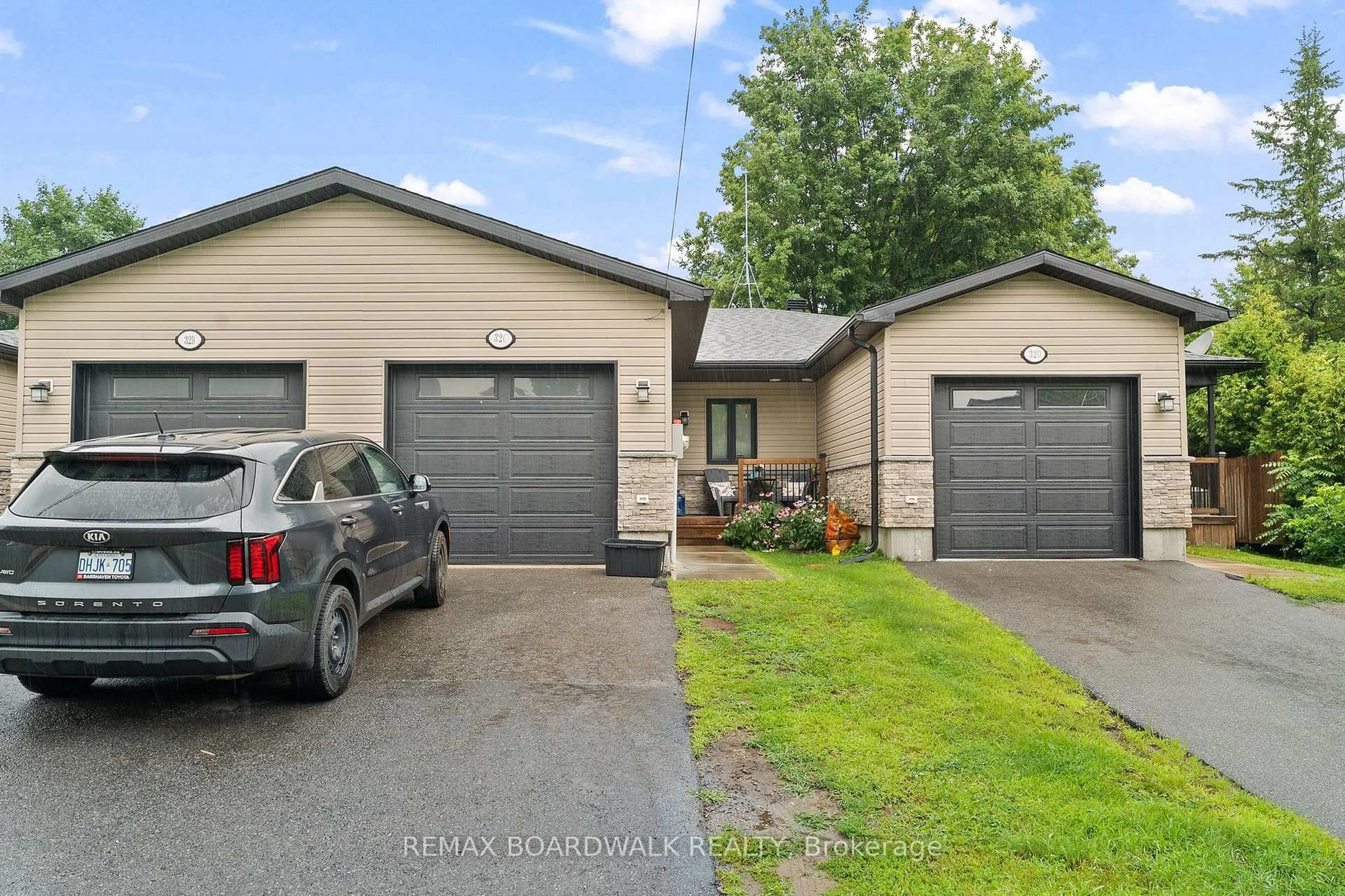 A pic from outside/outdoor area/front of a property/back of a property/a pic from drone, street for 32 David St #C, Edwardsburgh/Cardinal Ontario K0E 1X0