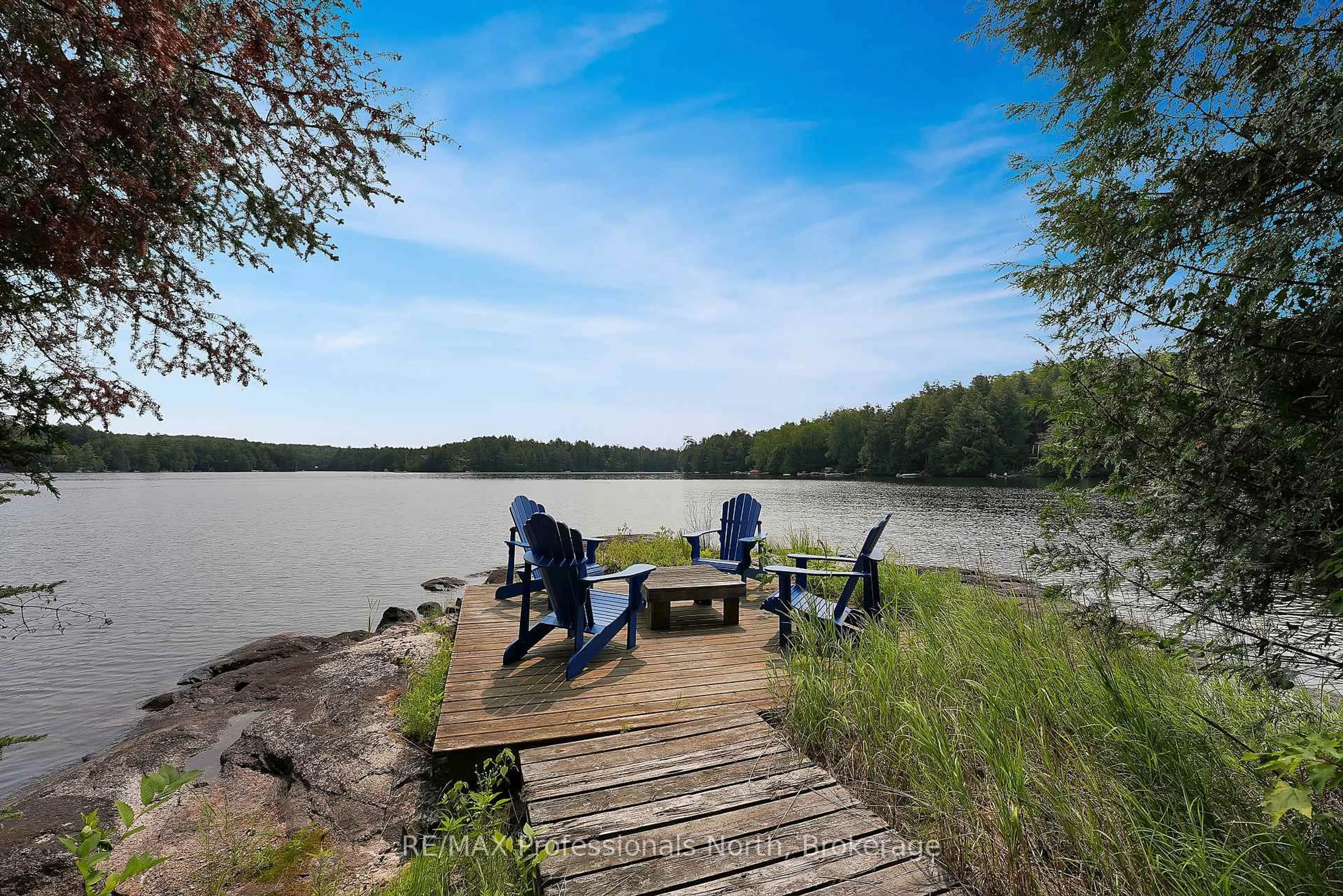 Patio, water/lake/river/ocean view for 1072 Junco Lane, Dysart et al Ontario K0L 1X0