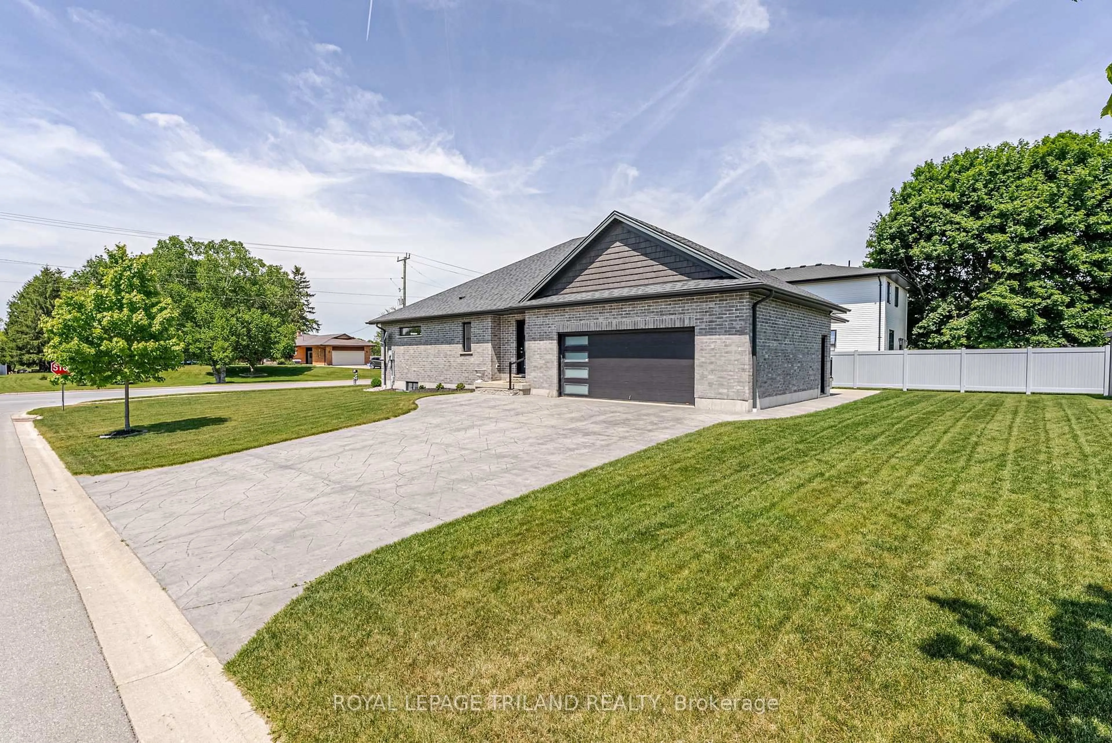Home with brick exterior material, street for 154928 15th Line, Zorra Ontario N0M 2M0