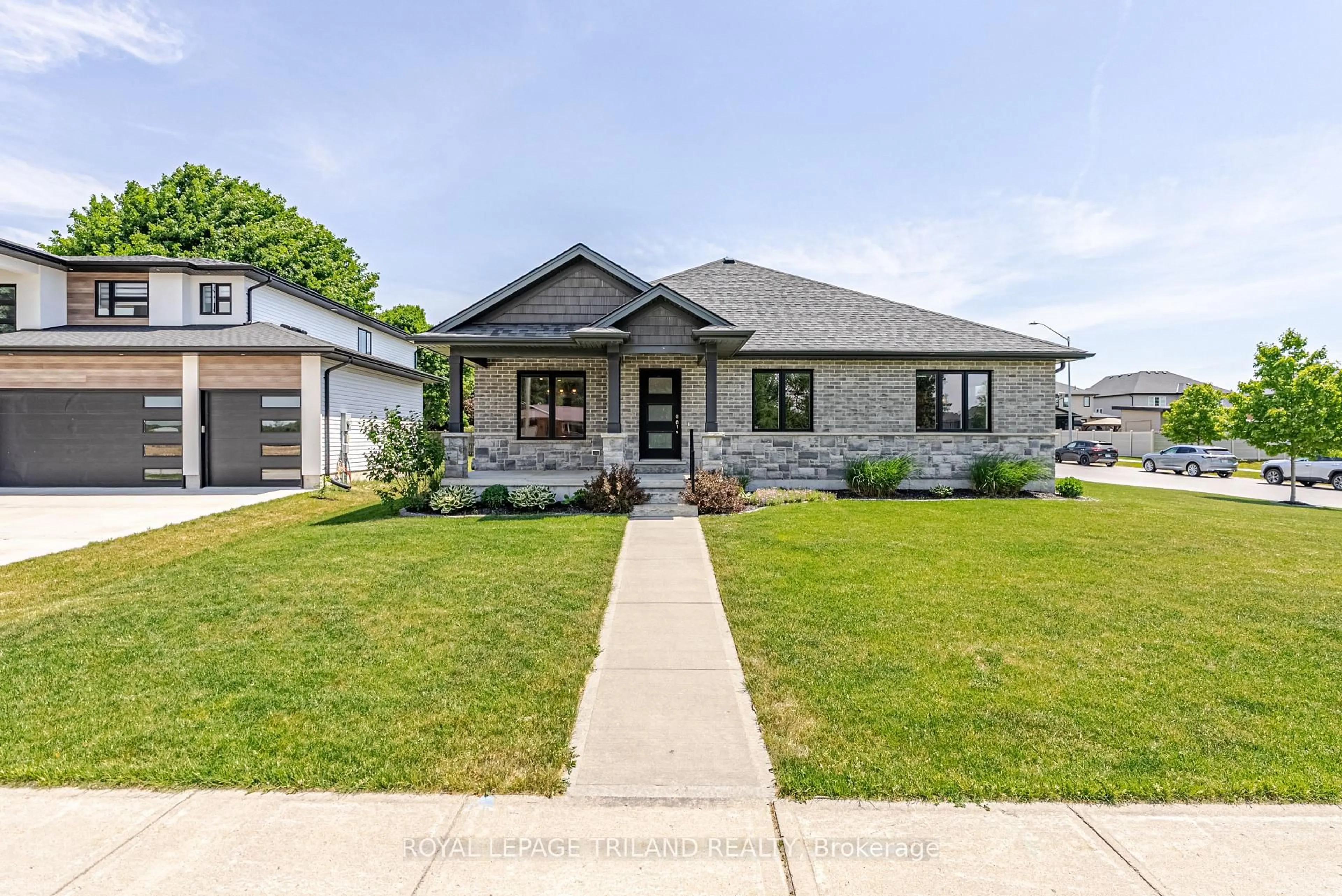Home with brick exterior material, street for 154928 15th Line, Zorra Ontario N0M 2M0