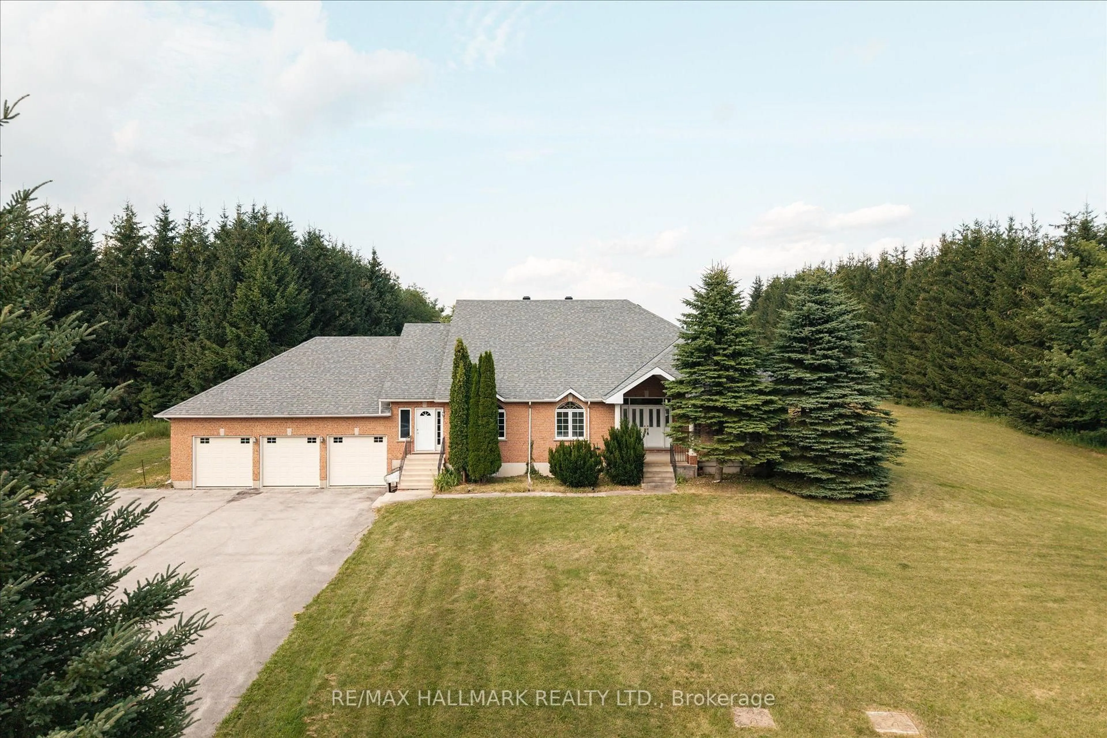 A pic from outside/outdoor area/front of a property/back of a property/a pic from drone, street for 191555 13 Line, East Garafraxa Ontario L9W 7B5