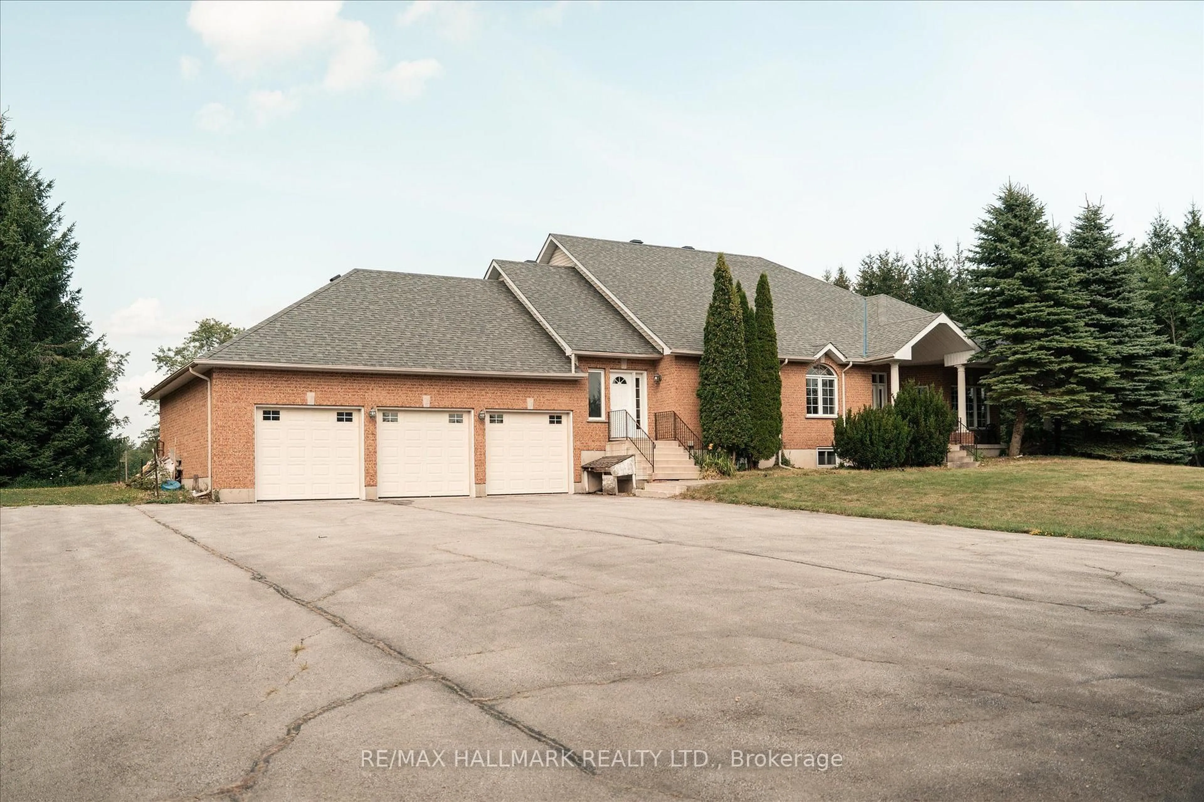 A pic from outside/outdoor area/front of a property/back of a property/a pic from drone, street for 191555 13 Line, East Garafraxa Ontario L9W 7B5