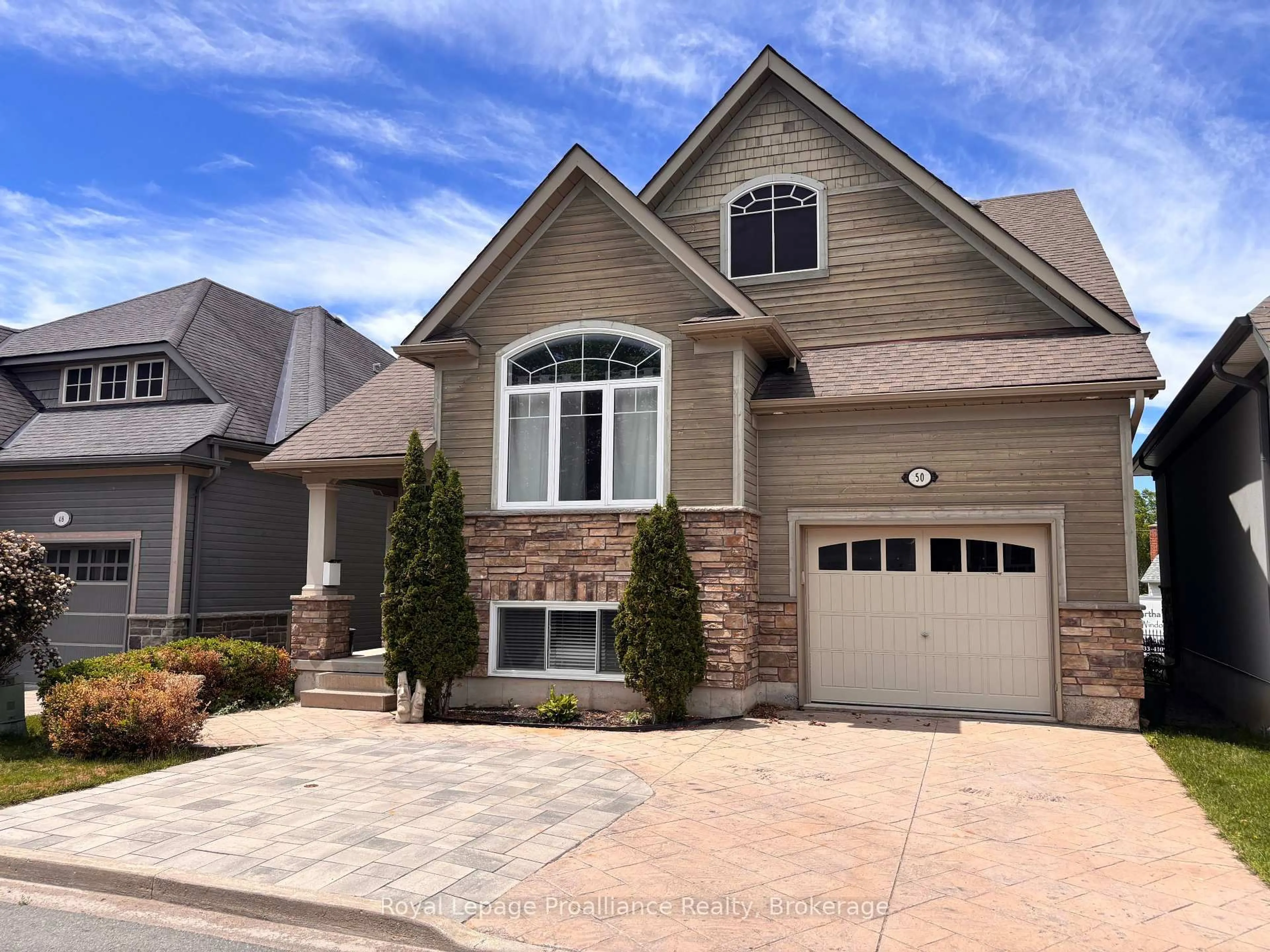 Home with brick exterior material, street for 50 Lockside Dr #18, Peterborough Ontario K9J 8T1