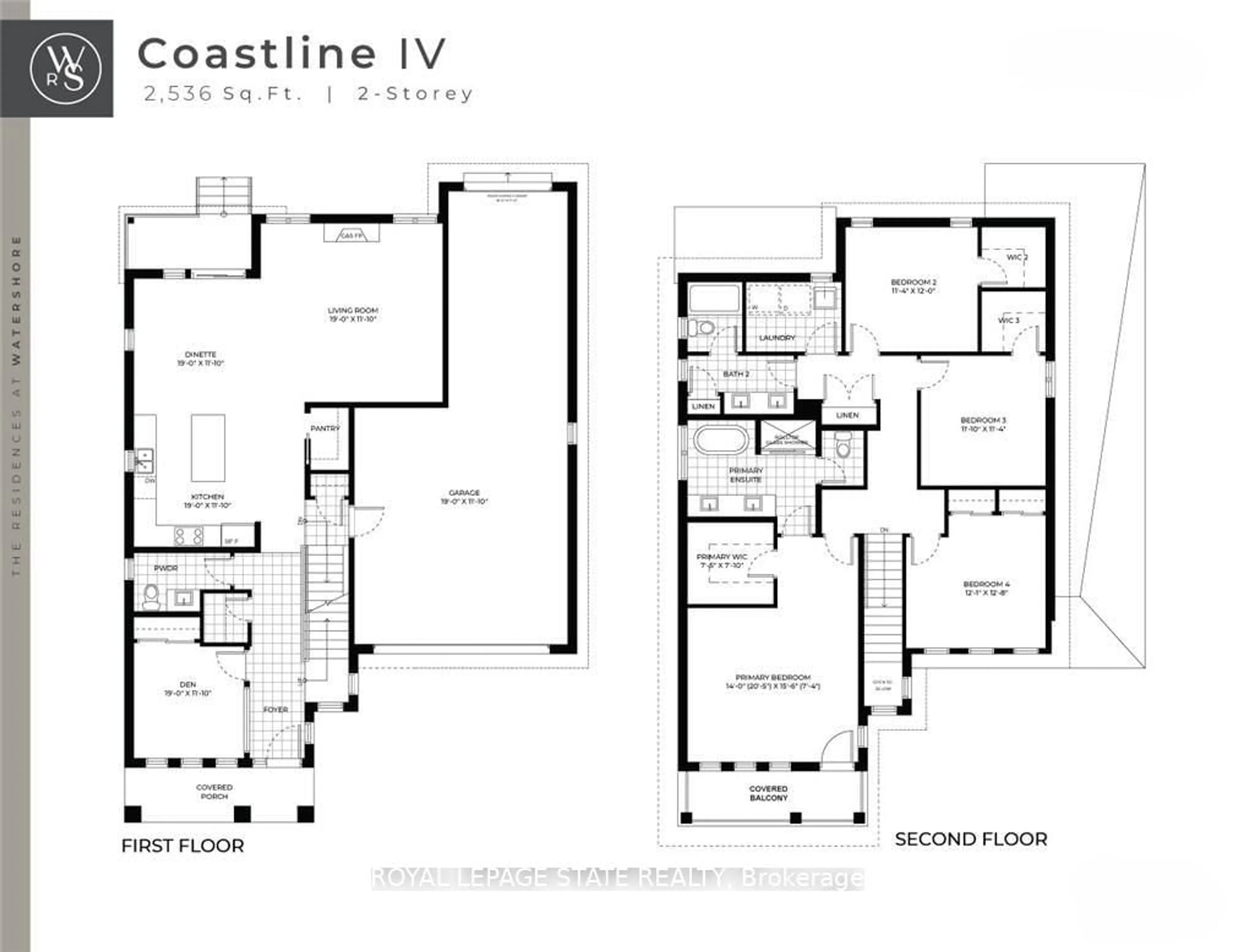Floor plan for 100 Watershore Dr #15, Hamilton Ontario L8E 0C1