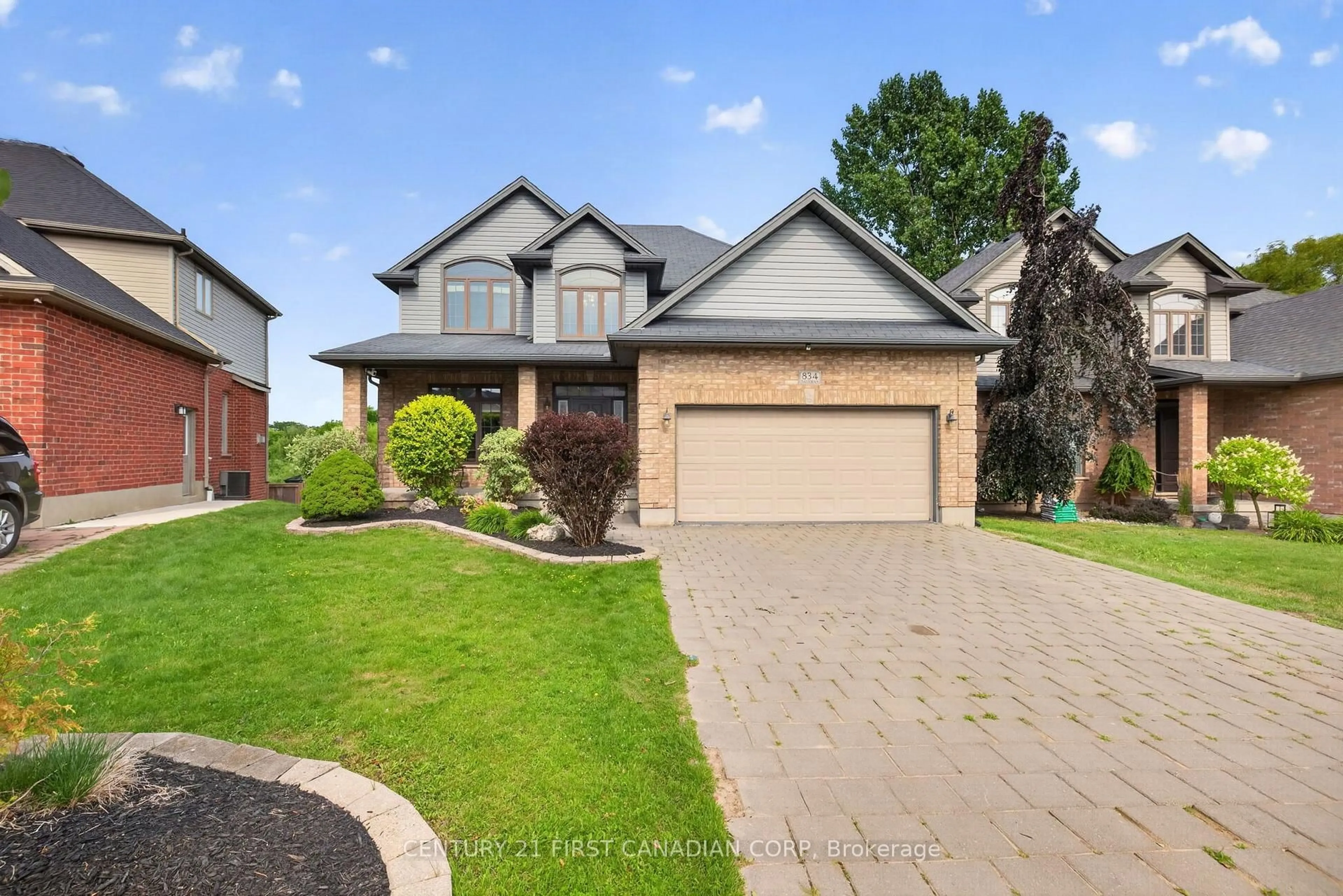 Home with brick exterior material, street for 834 Talisman Cres, London South Ontario N6K 0B6