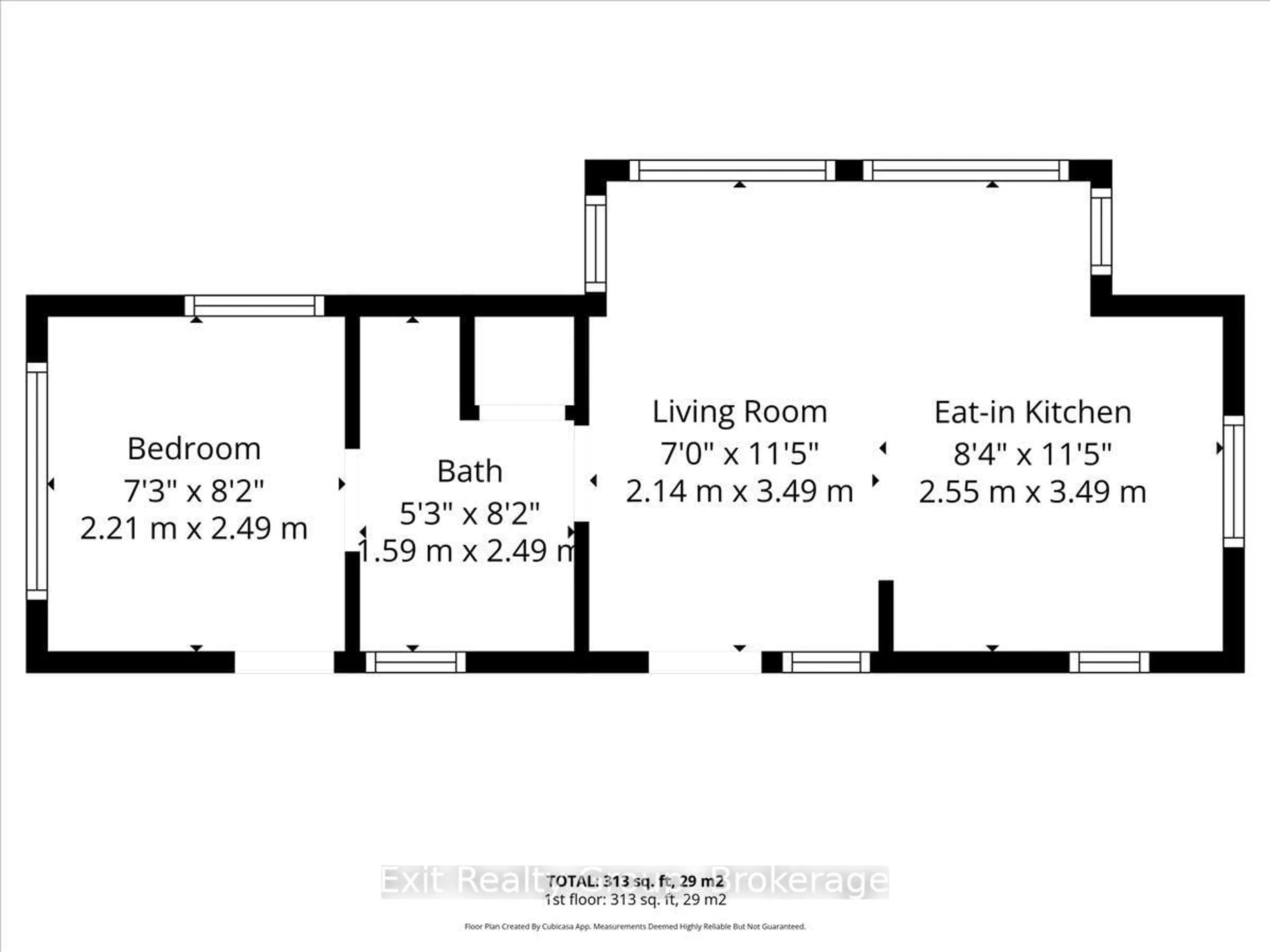 Floor plan for 71 Cooke Lane, Hastings Ontario K0K 2C0
