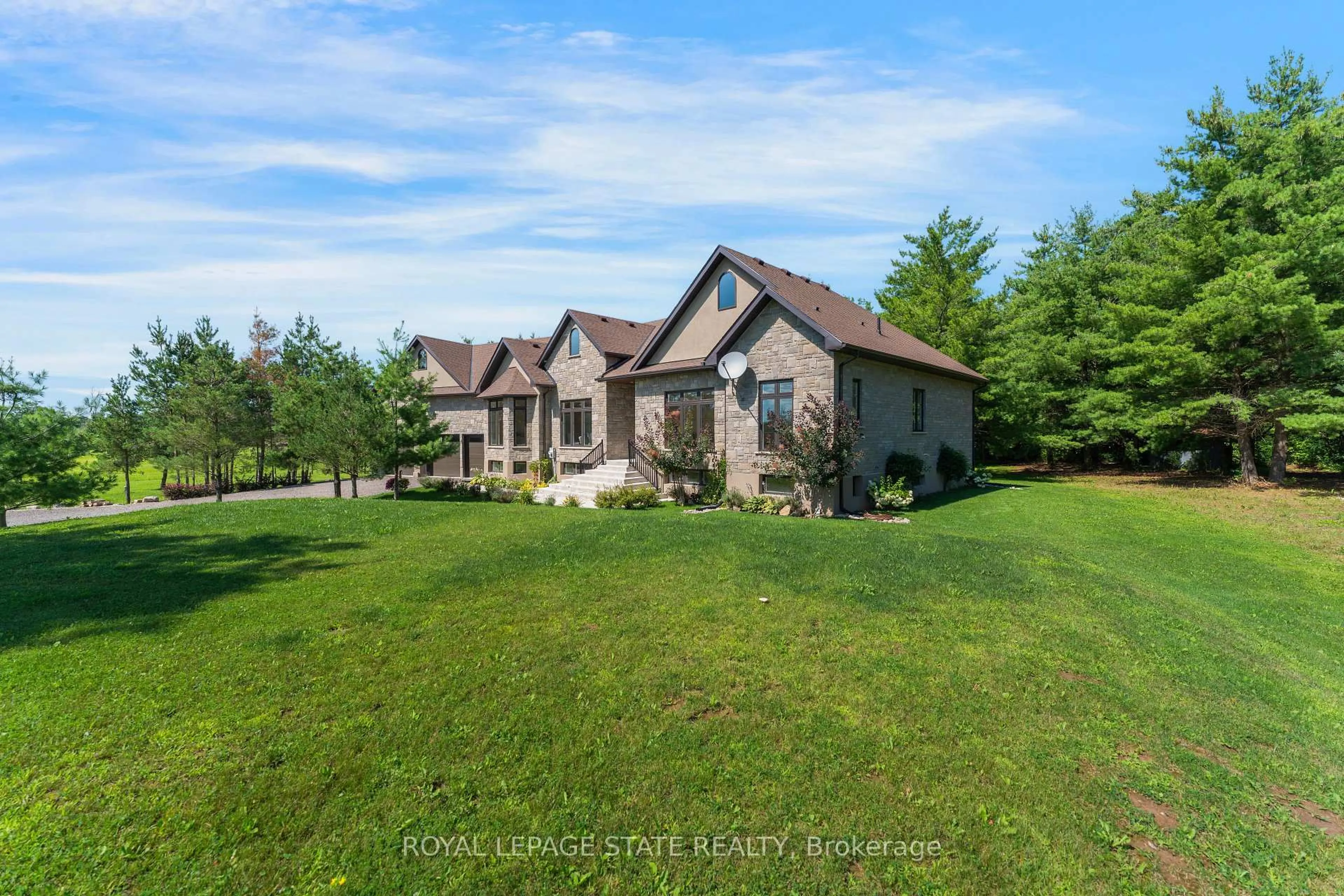 A pic from outside/outdoor area/front of a property/back of a property/a pic from drone, water/lake/river/ocean view for 986 Highway 8, Hamilton Ontario L9H 5E1