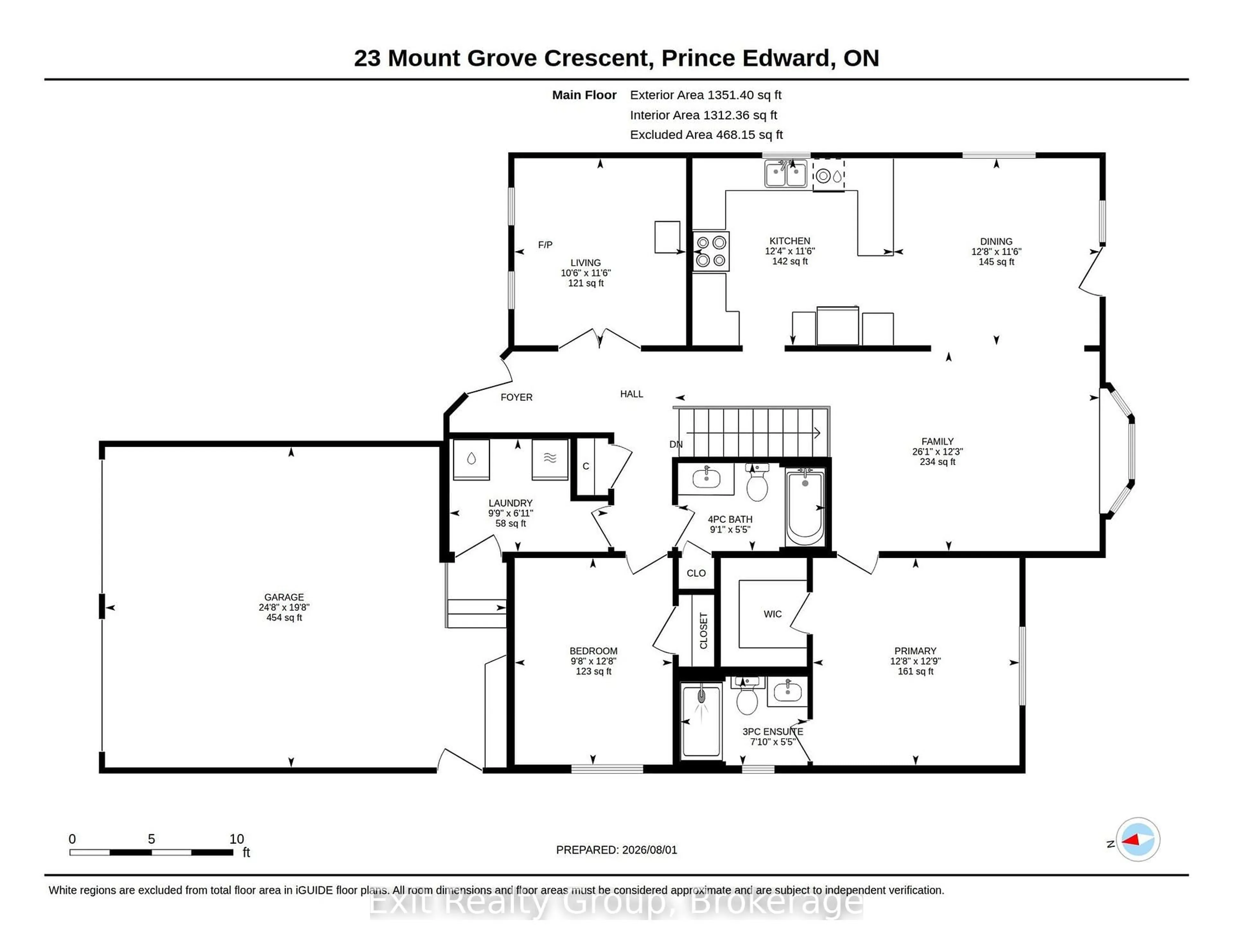 Floor plan for 23 Mount Grove Cres, Prince Edward County Ontario K0K 3L0