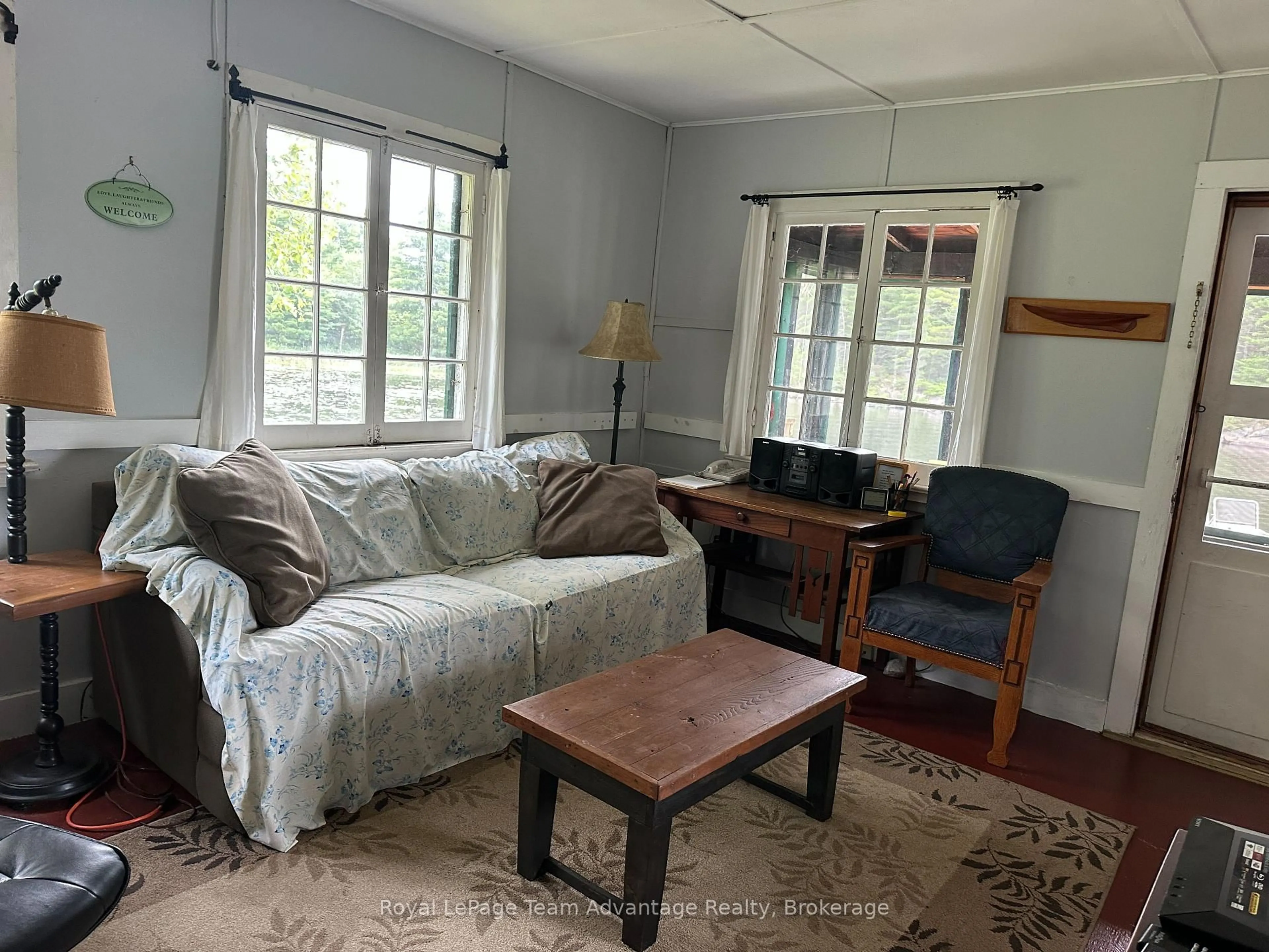Living room with furniture, unknown for 9130 Harris Lake WA, Whitestone Ontario P0A 1G0