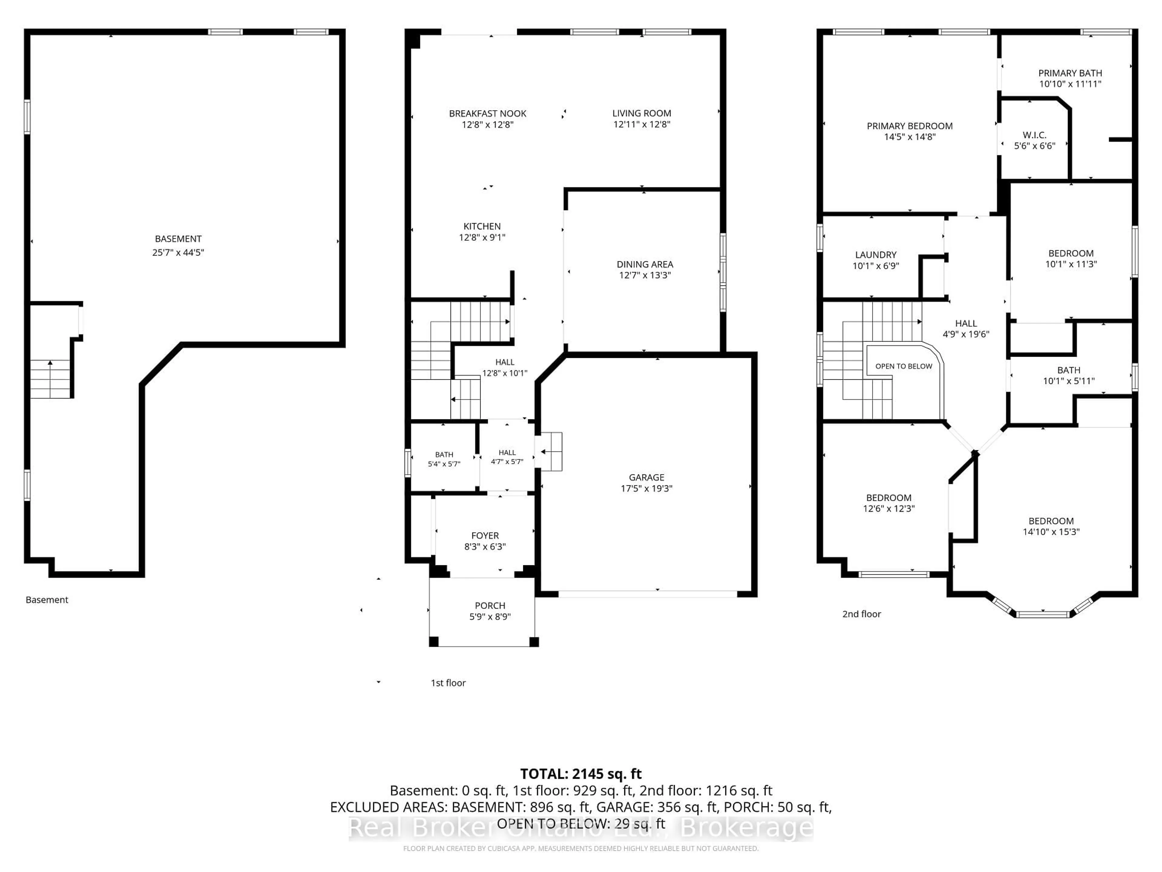 Floor plan for 109 Longboat Ru, Brantford Ontario N3T 0R8