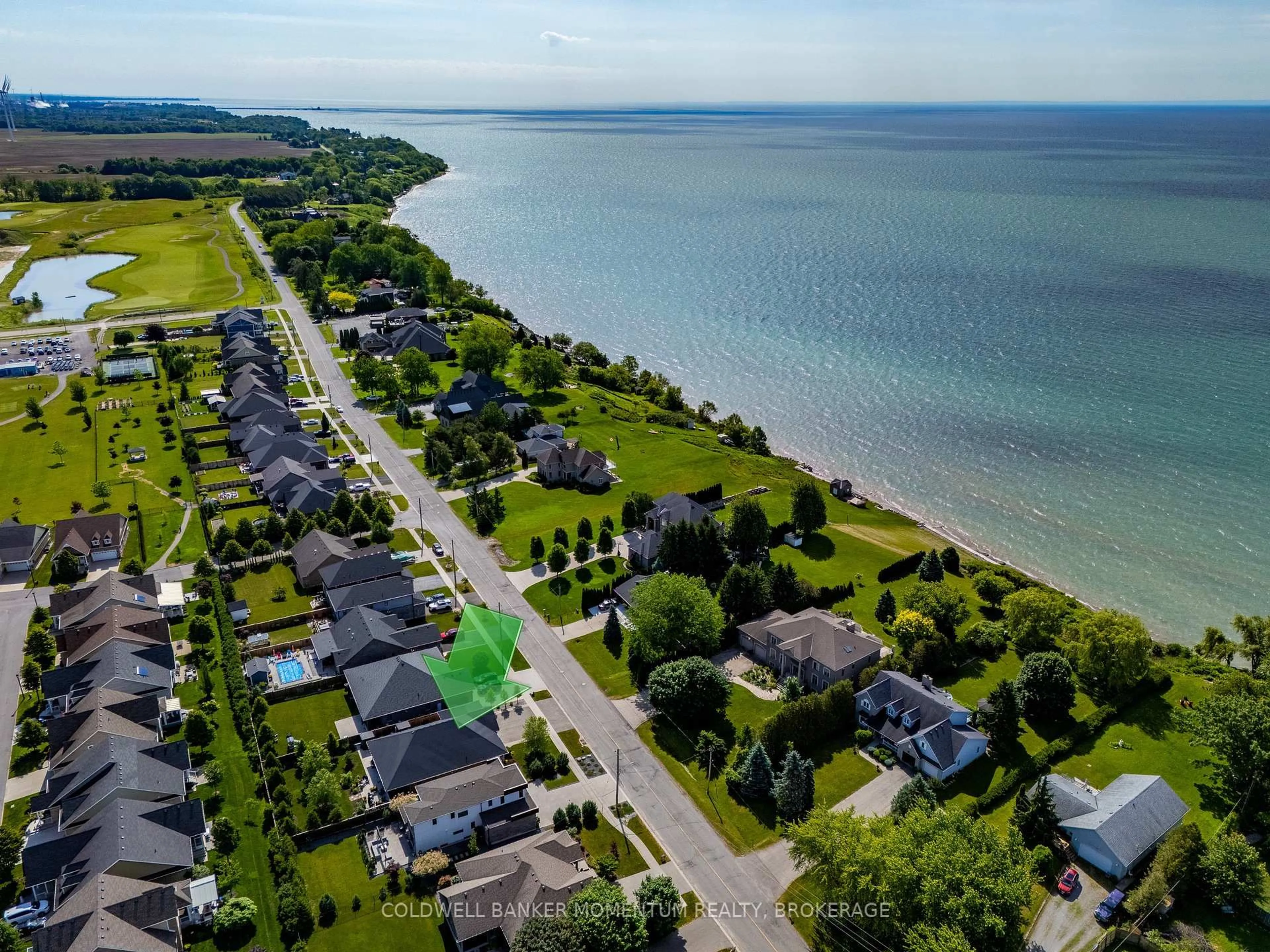 A pic from outside/outdoor area/front of a property/back of a property/a pic from drone, water/lake/river/ocean view for 139 New Lakeshore Rd, Norfolk Ontario N0A 1N3