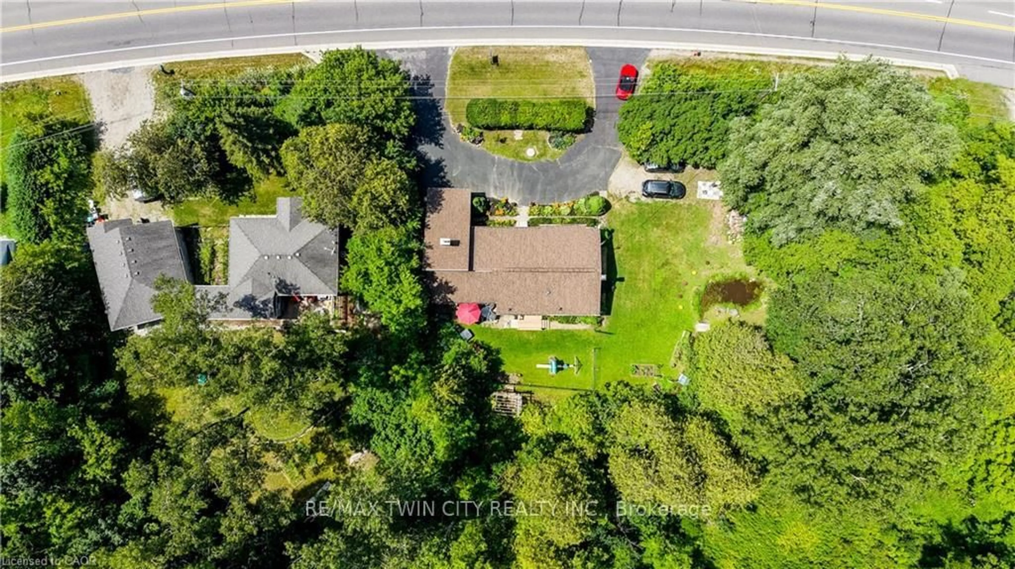 A pic from outside/outdoor area/front of a property/back of a property/a pic from drone, street for 1853 HIGHWAY 24, Cambridge Ontario N1R 5S6