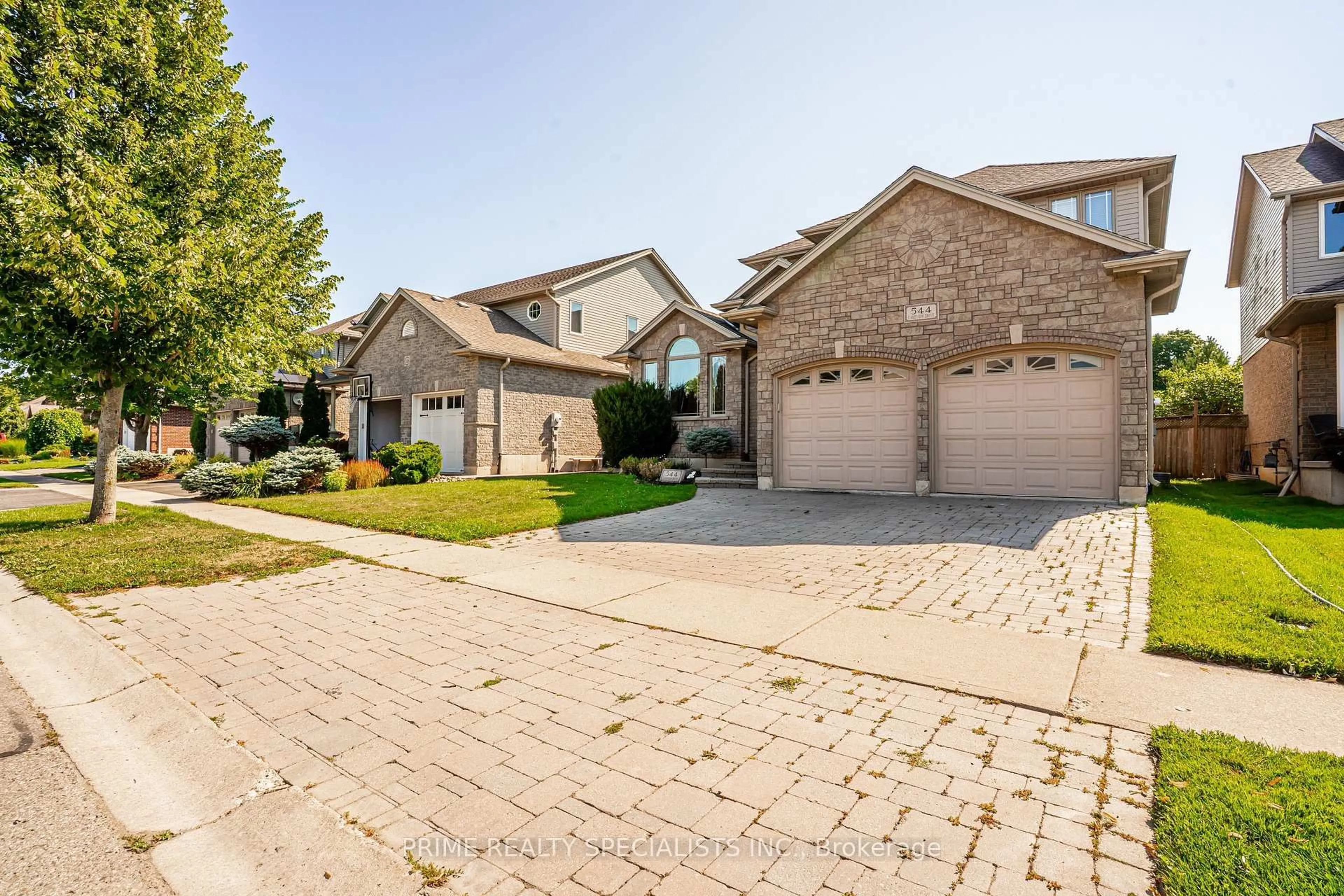 Home with brick exterior material, street for 544 Lakeview Dr, Woodstock Ontario N4T 1W1