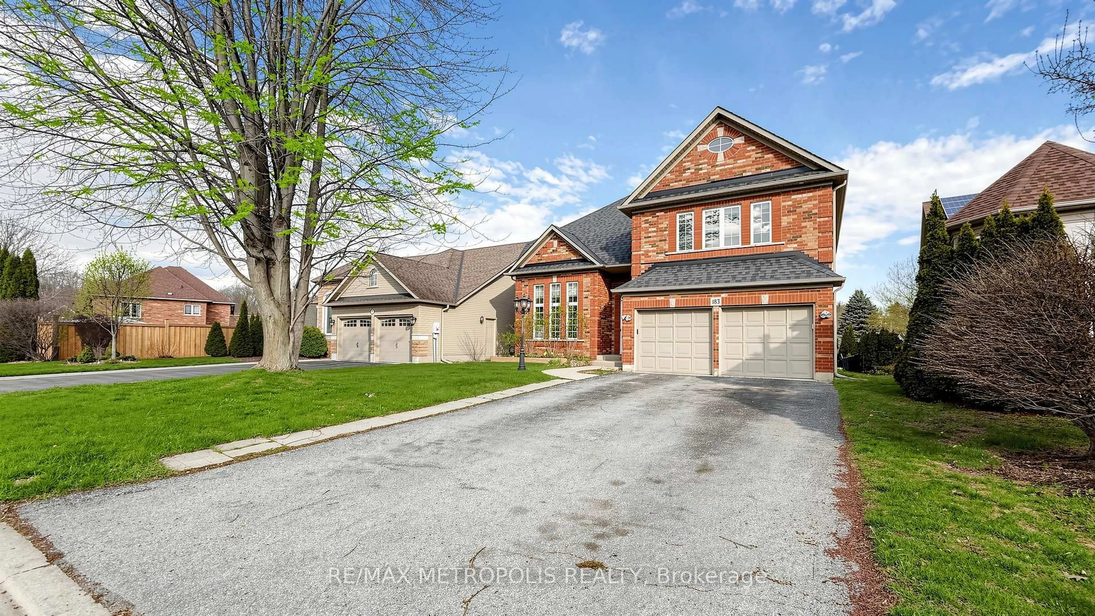 Home with brick exterior material, street for 183 Valmont Crt, Hamilton Ontario L9G 5A1
