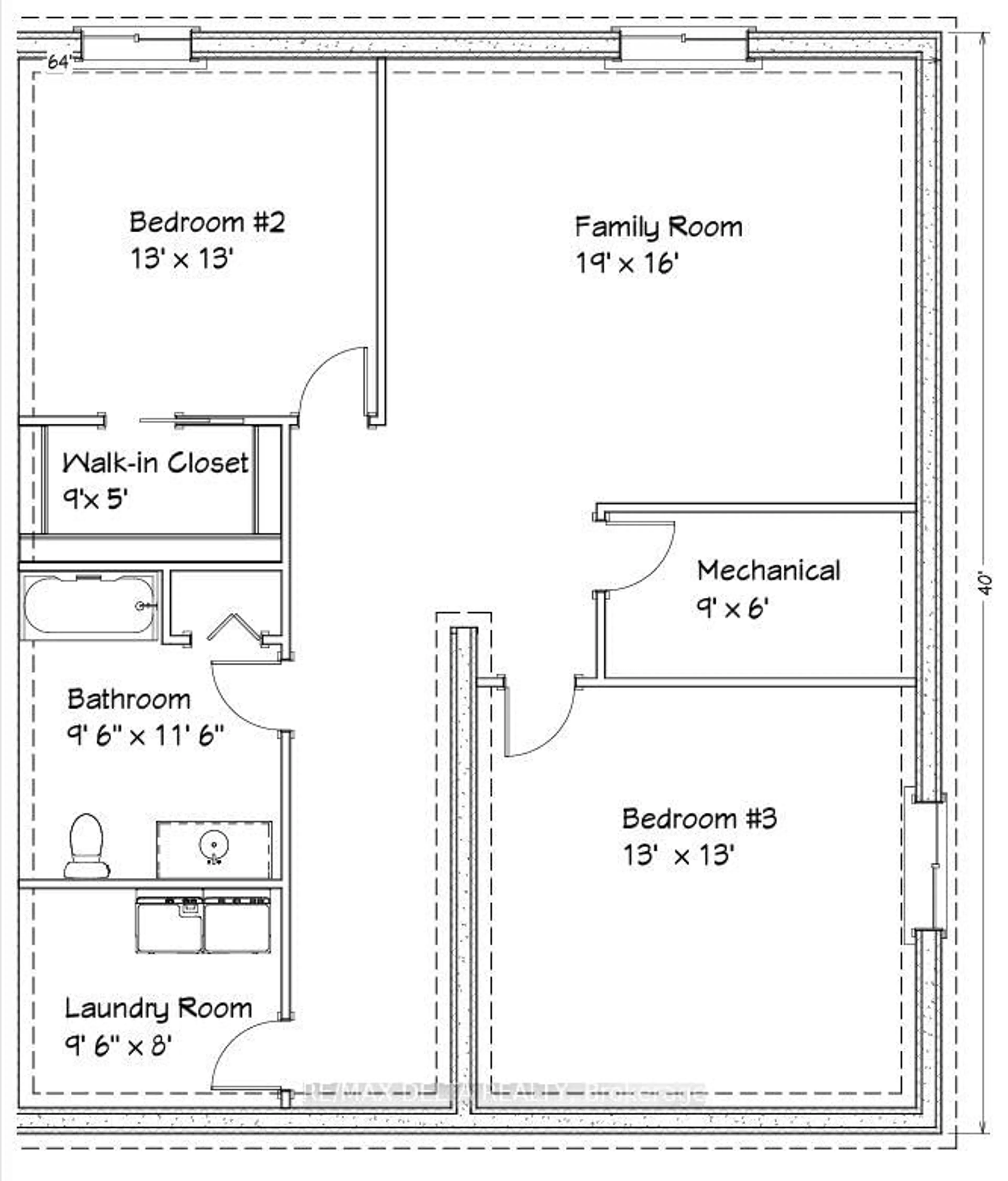 Floor plan for 120 Mill St, Champlain Ontario K0B 1R0