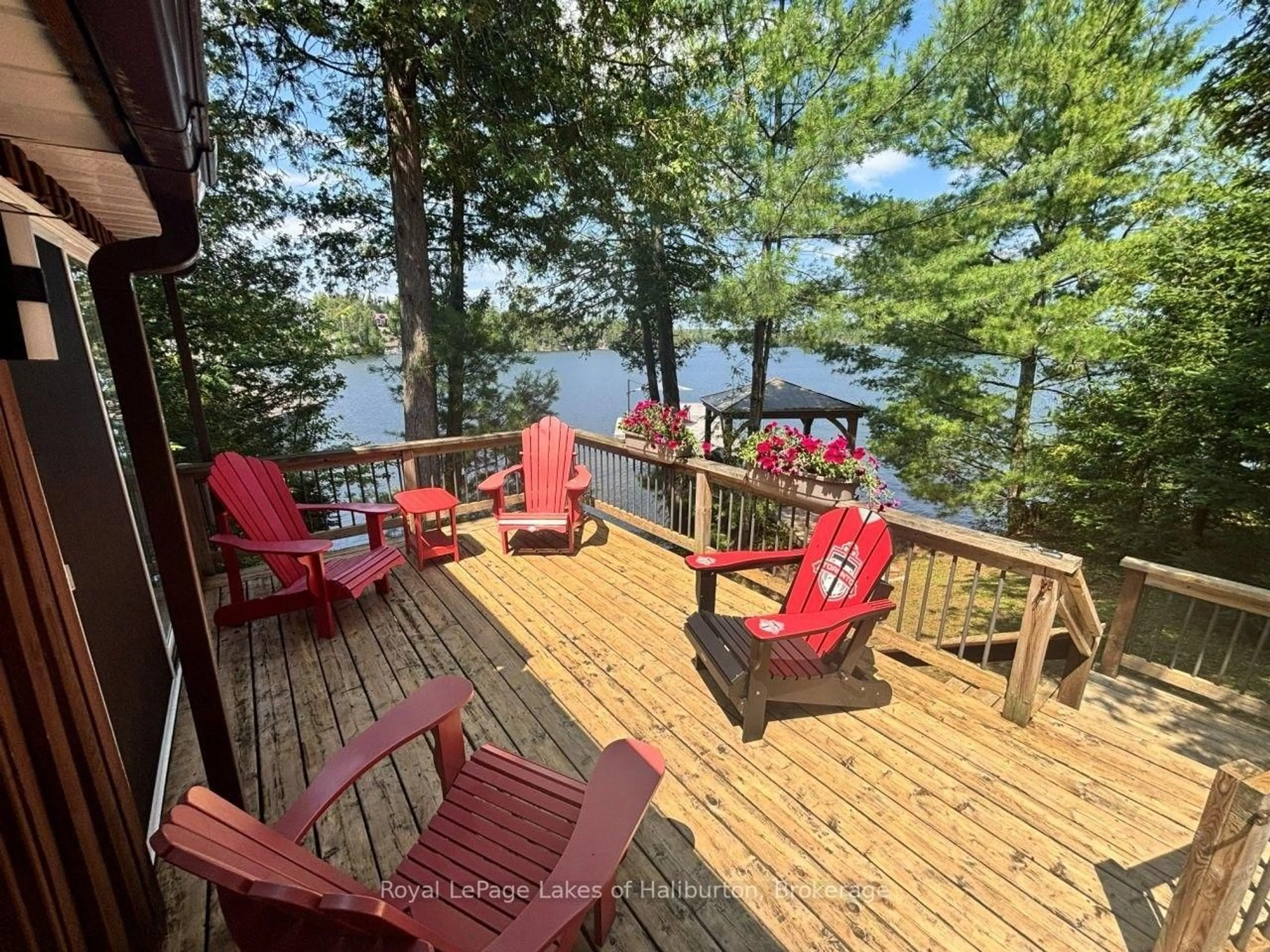Patio, water/lake/river/ocean view for 1601 Crystal Lake Rd, Trent Lakes Ontario K0M 2A0
