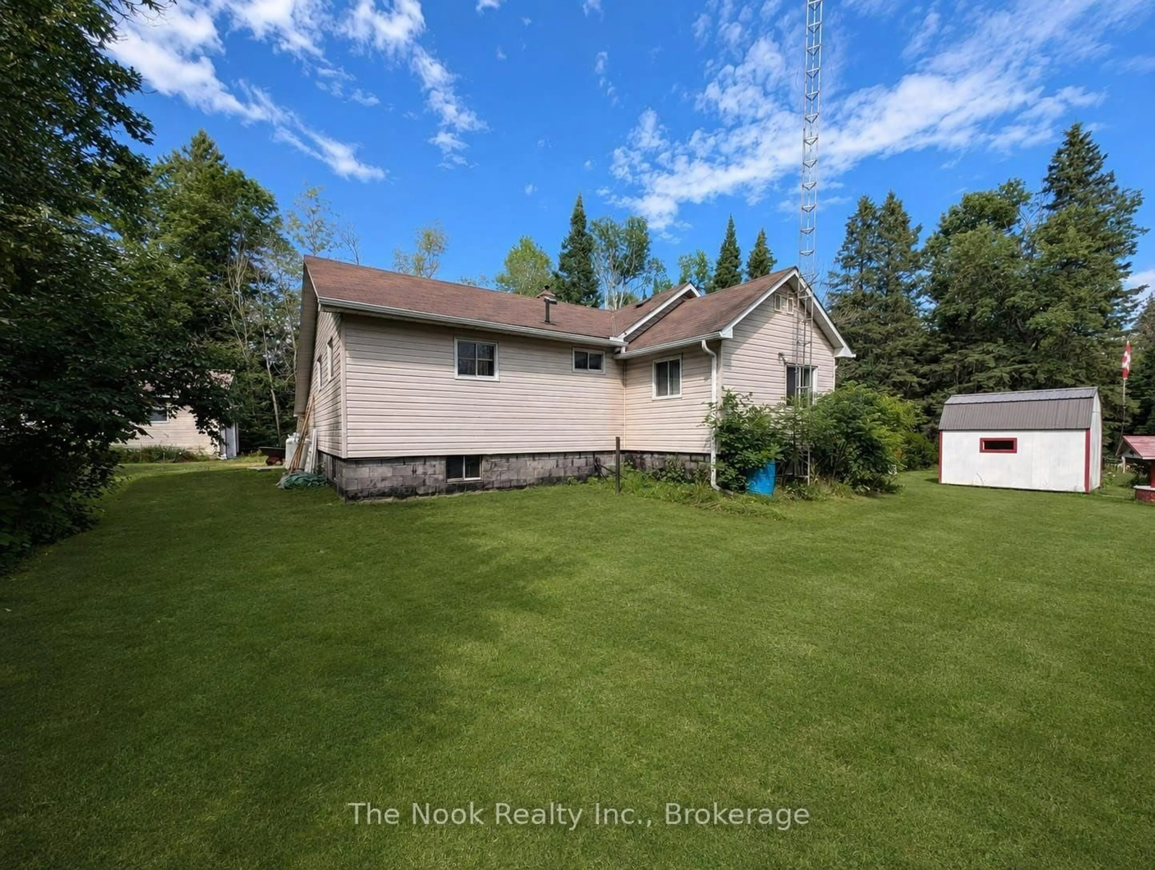 A pic from outside/outdoor area/front of a property/back of a property/a pic from drone, unknown for 1014 Irondale Rd, Minden Hills Ontario K0M 1X0