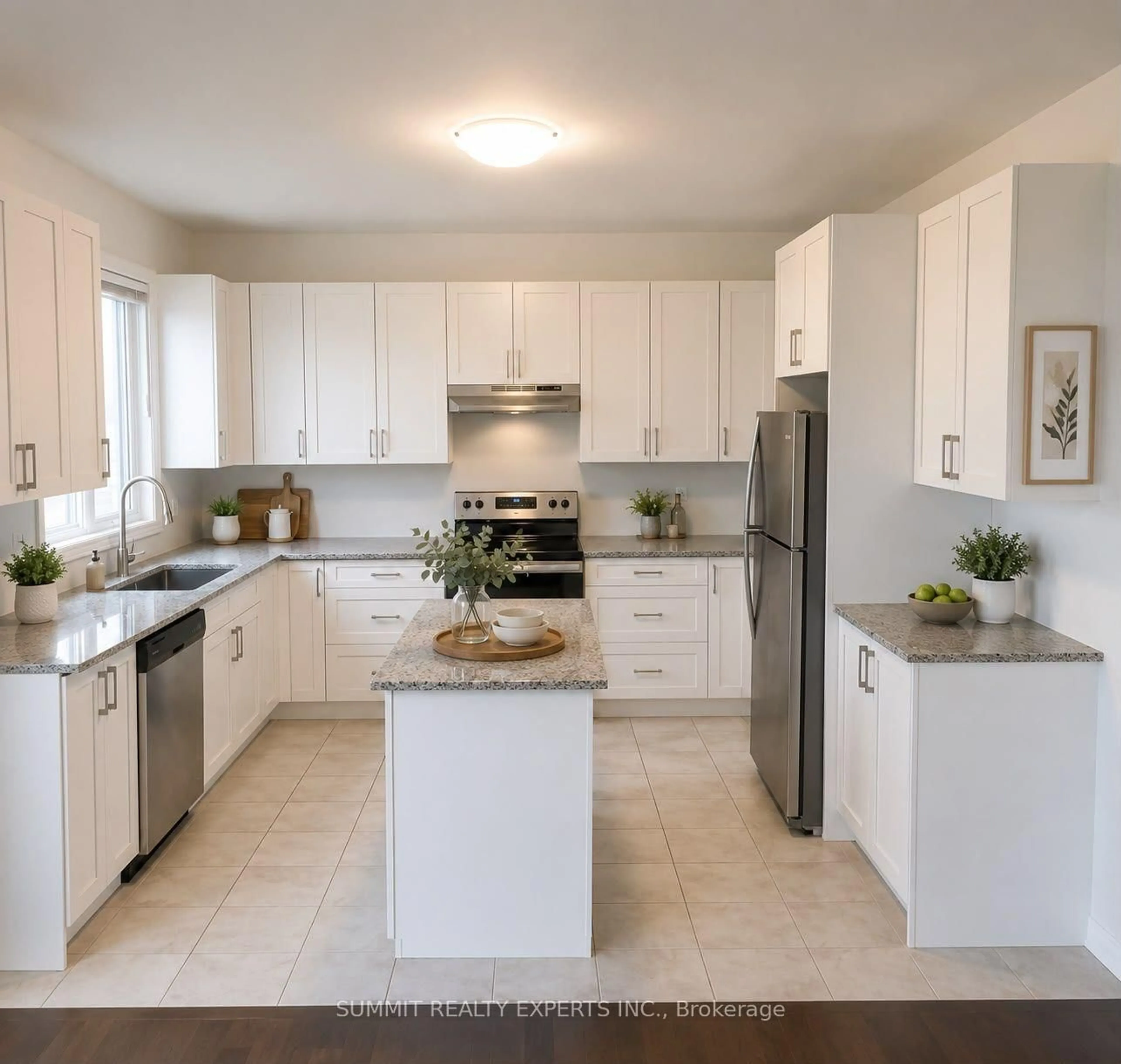 Open concept kitchen, ceramic/tile floor for 6 Mackenzie St, Southgate Ontario N0C 1B0